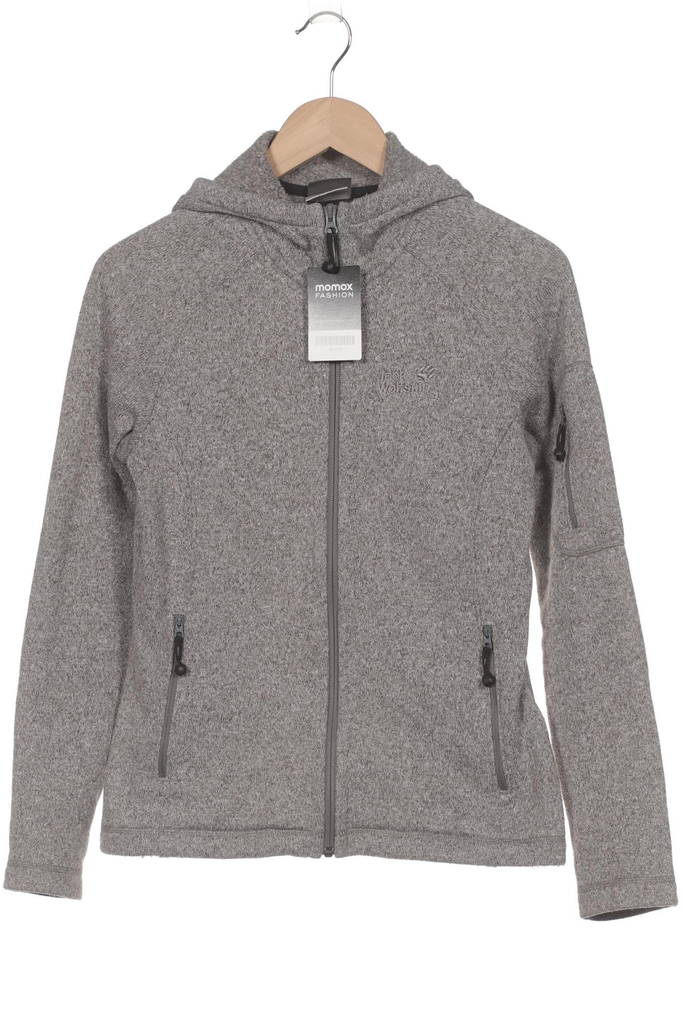 

Jack Wolfskin Damen Kapuzenpullover, grau, Gr. 36
