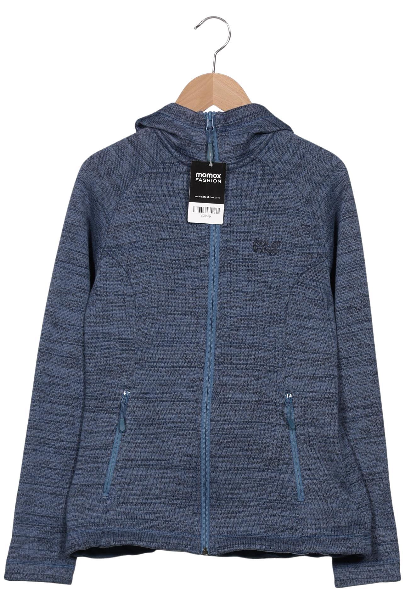 

Jack Wolfskin Damen Kapuzenpullover, blau, Gr. 34