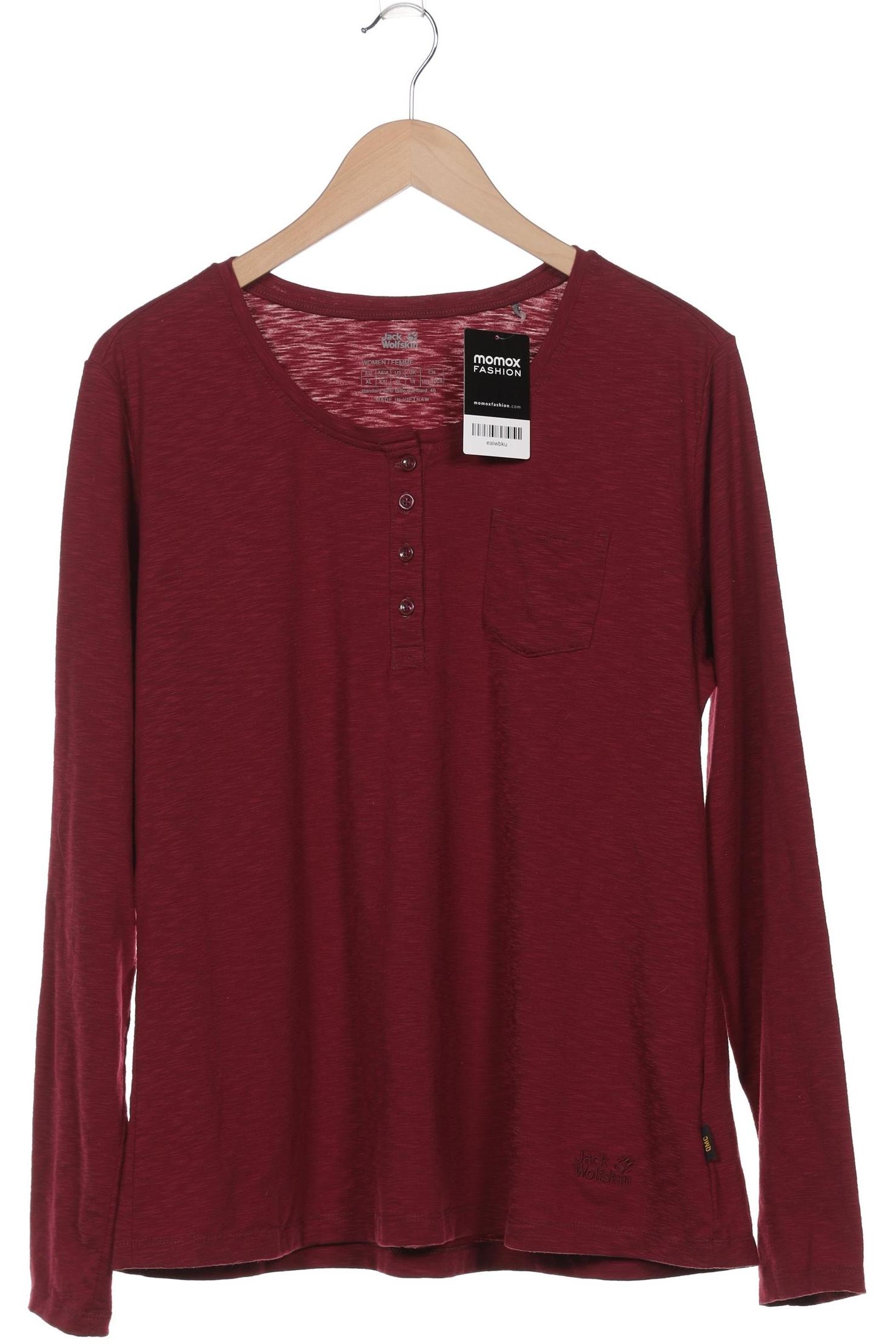 

Jack Wolfskin Damen Langarmshirt, bordeaux, Gr. 46