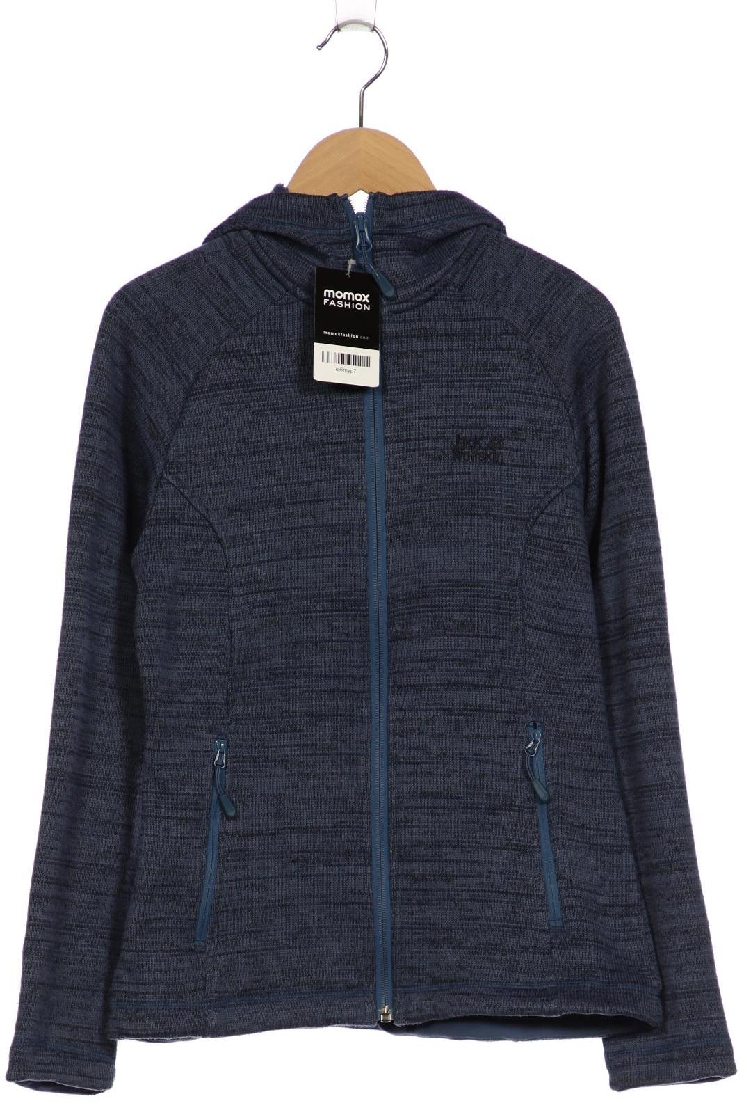 

Jack Wolfskin Damen Kapuzenpullover, blau, Gr. 34