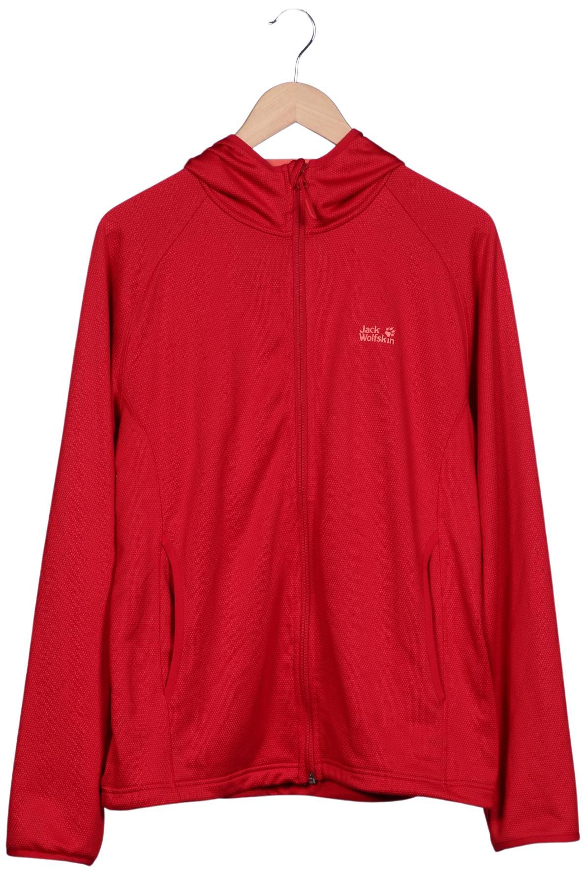 

Jack Wolfskin Damen Kapuzenpullover, rot, Gr. 48