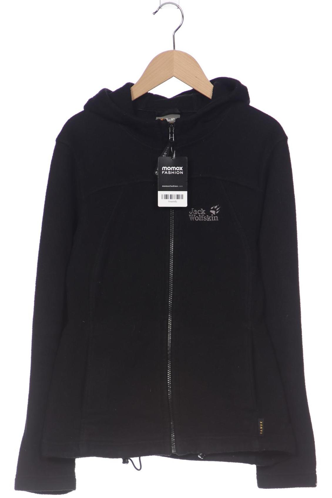 

Jack Wolfskin Damen Kapuzenpullover, schwarz, Gr. 10
