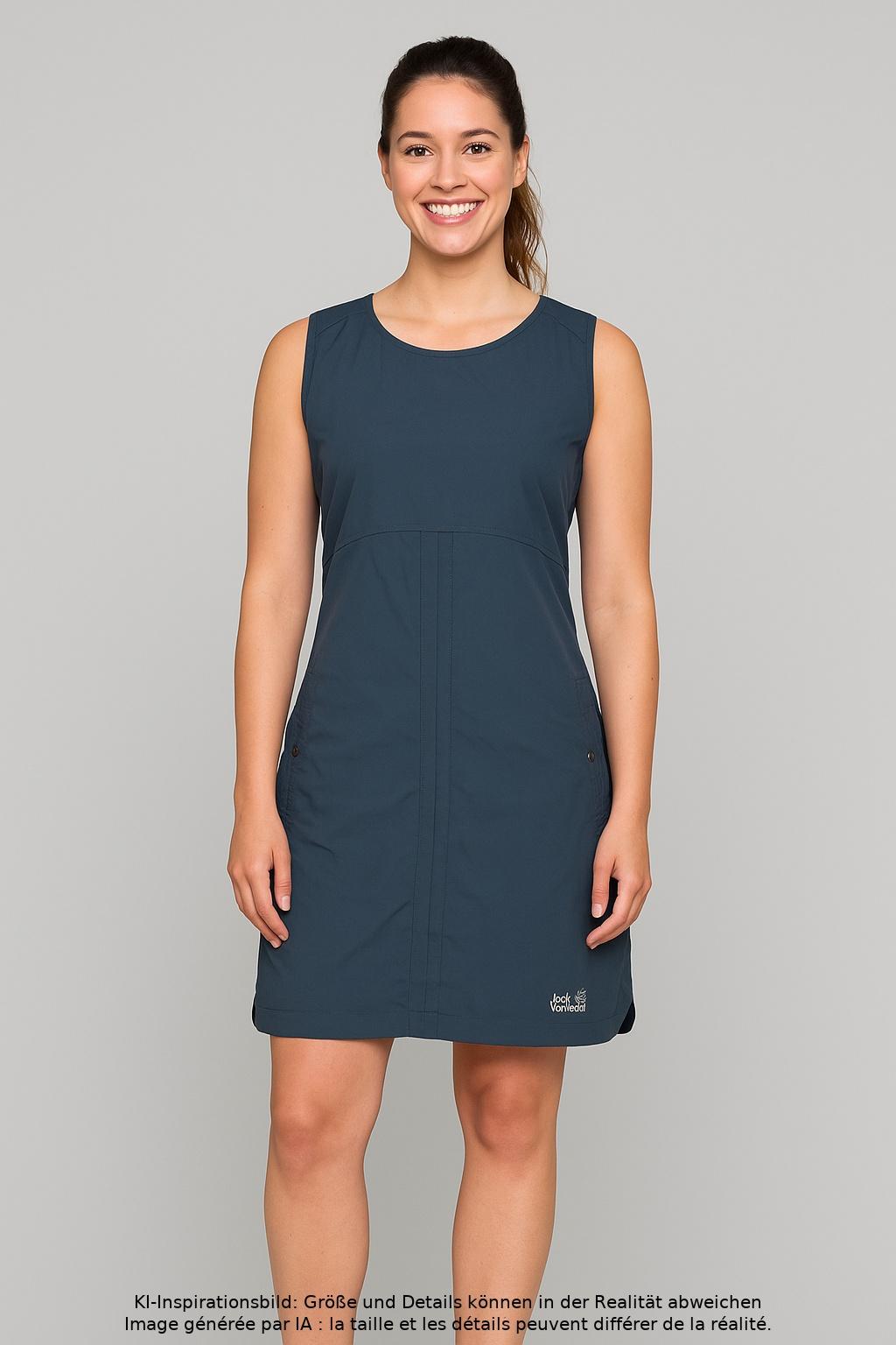 

Jack Wolfskin Damen Kleid, blau, Gr. 38