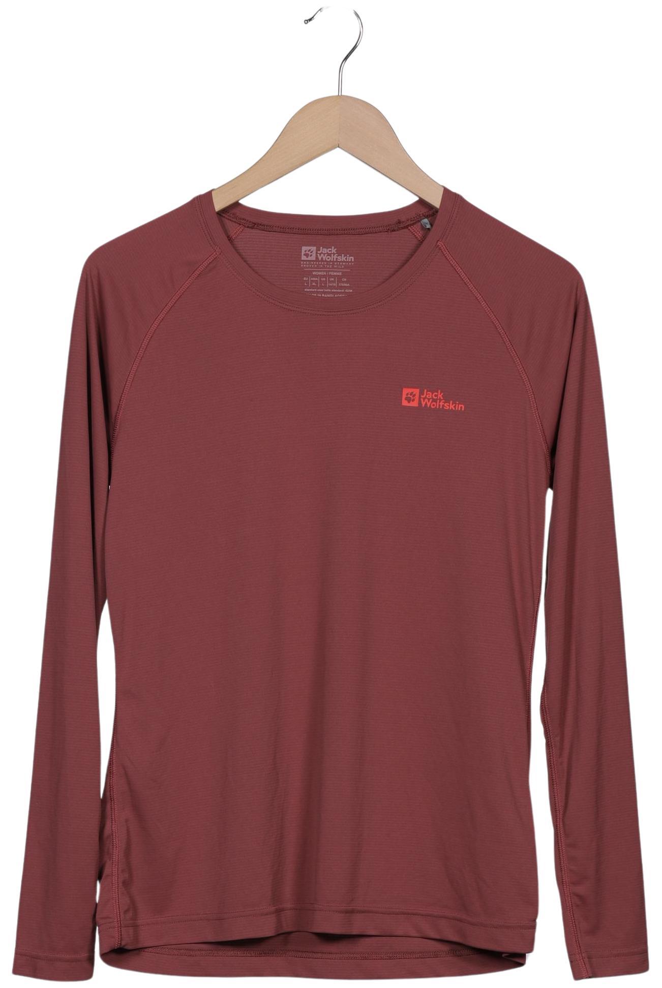 

Jack Wolfskin Damen Langarmshirt, rot, Gr. 42