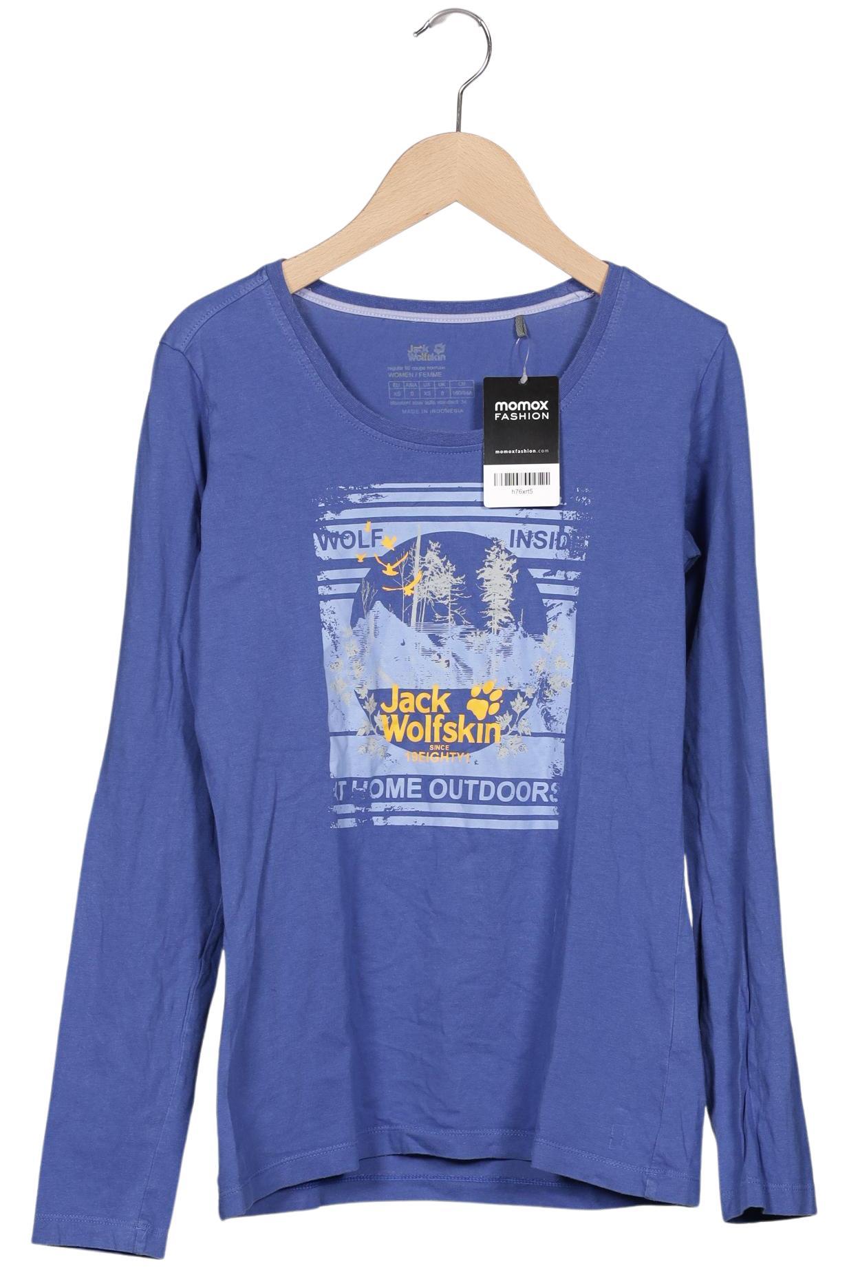 

Jack Wolfskin Damen Langarmshirt, marineblau, Gr. 34