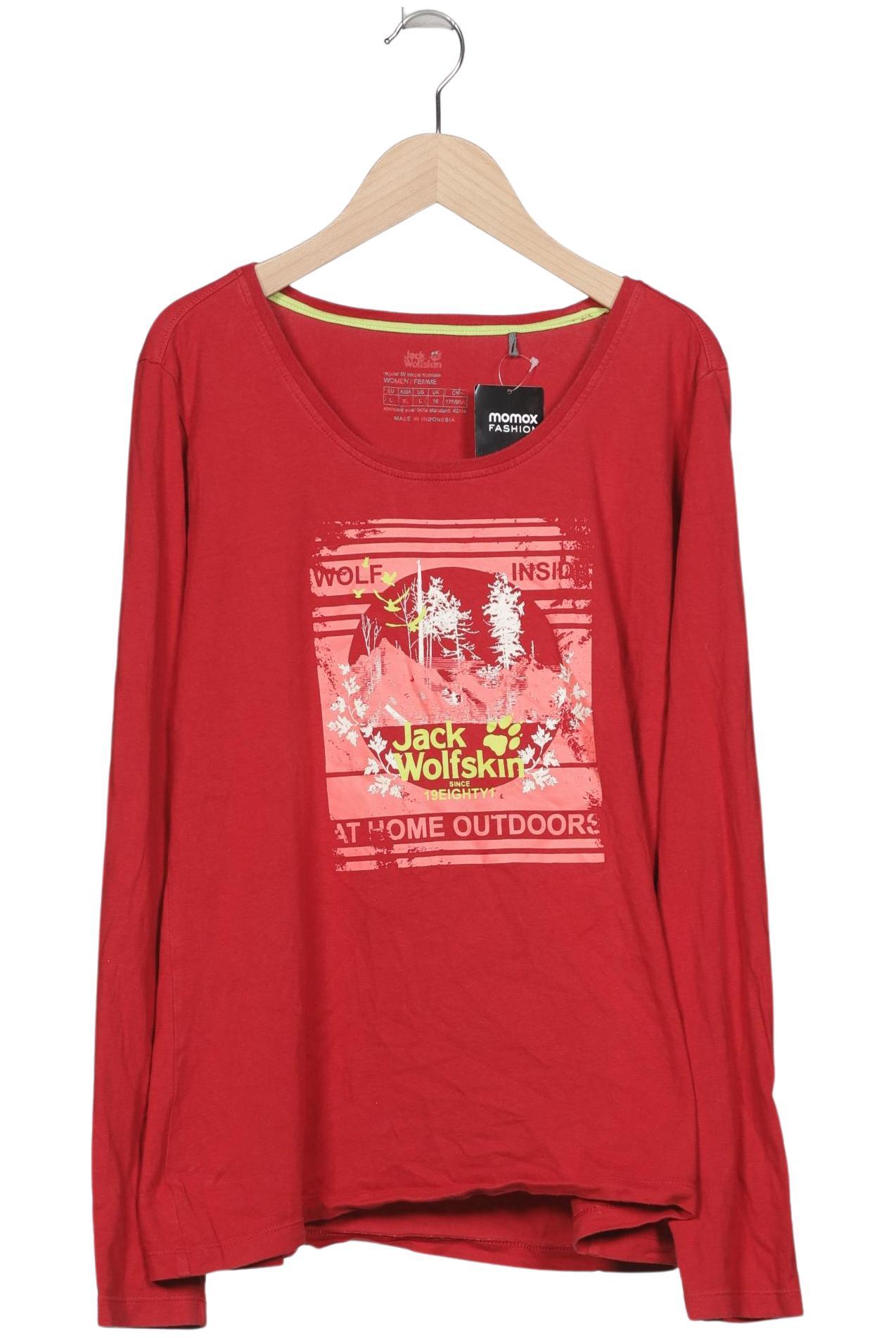 

Jack Wolfskin Damen Langarmshirt, rot, Gr. 42