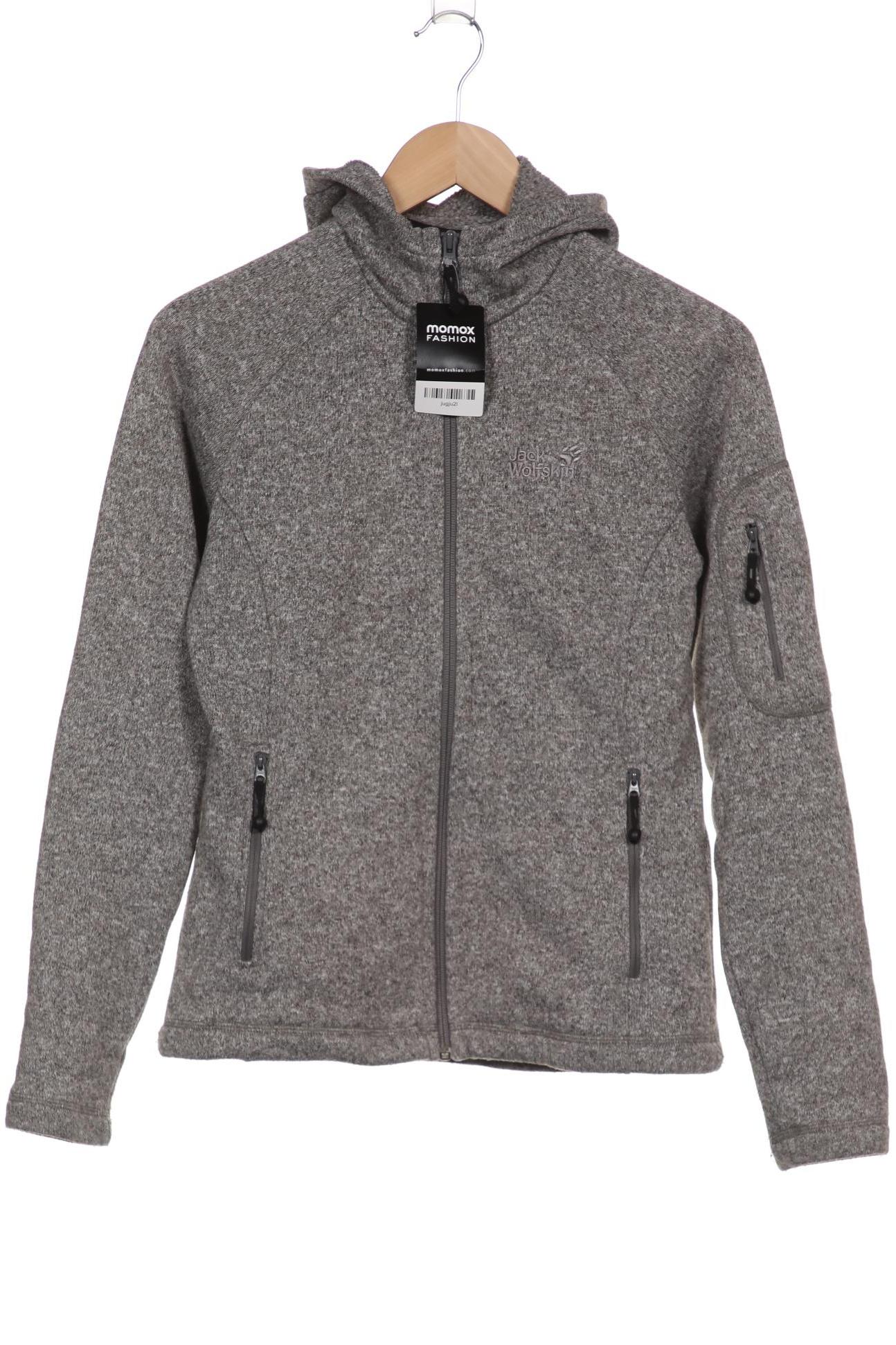 

Jack Wolfskin Damen Kapuzenpullover, grau, Gr. 36