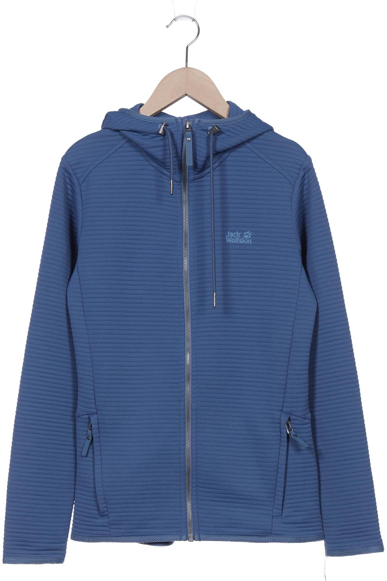 

Jack Wolfskin Damen Kapuzenpullover, blau, Gr. 36