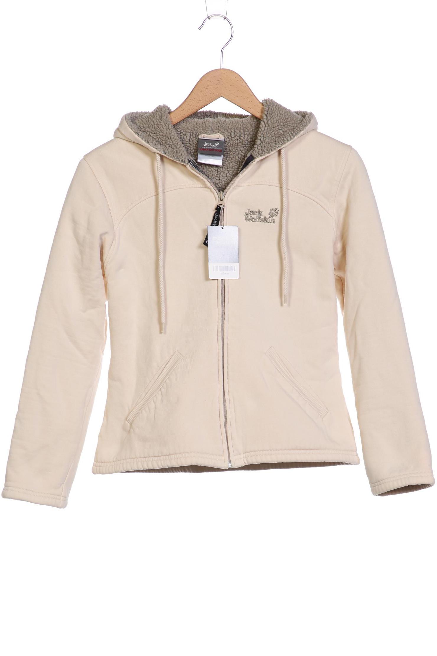 

Jack Wolfskin Damen Kapuzenpullover, cremeweiß, Gr. 36