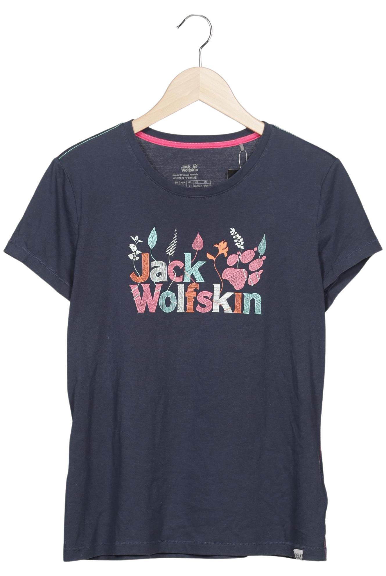 

Jack Wolfskin Damen T-Shirt, marineblau, Gr. 42
