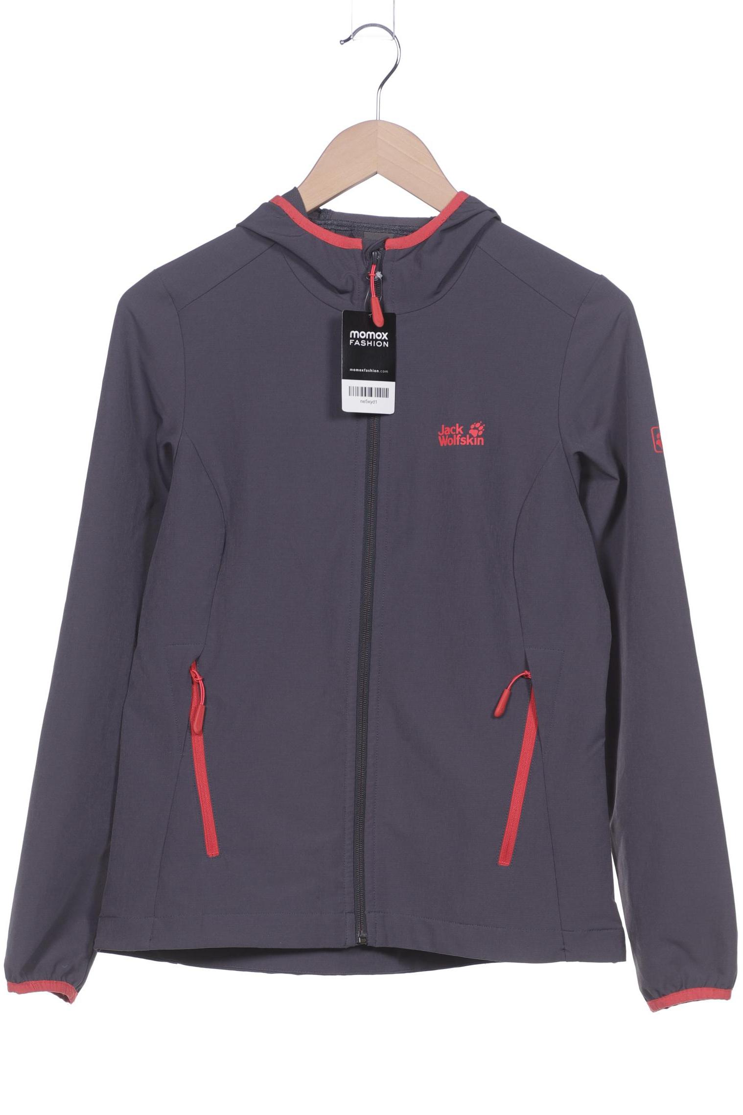 

Jack Wolfskin Damen Kapuzenpullover, grau, Gr. 34