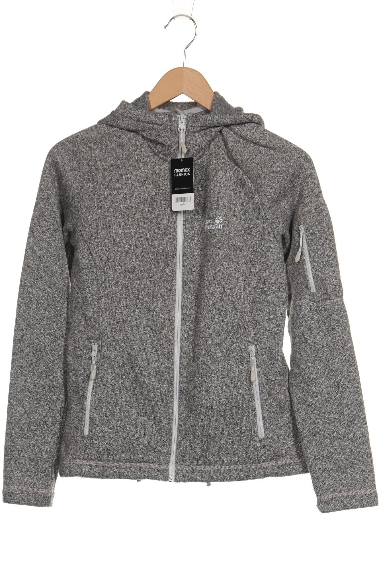 

Jack Wolfskin Damen Kapuzenpullover, grau, Gr. 36