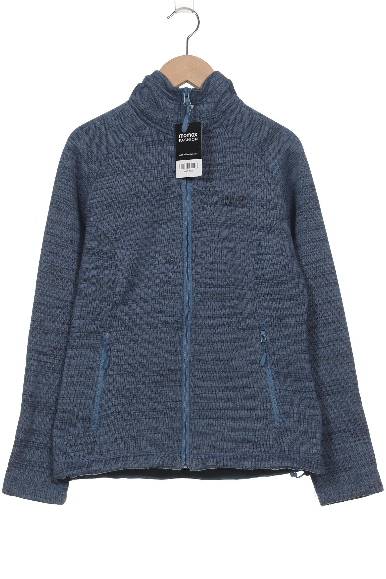 

Jack Wolfskin Damen Kapuzenpullover, blau, Gr. 36
