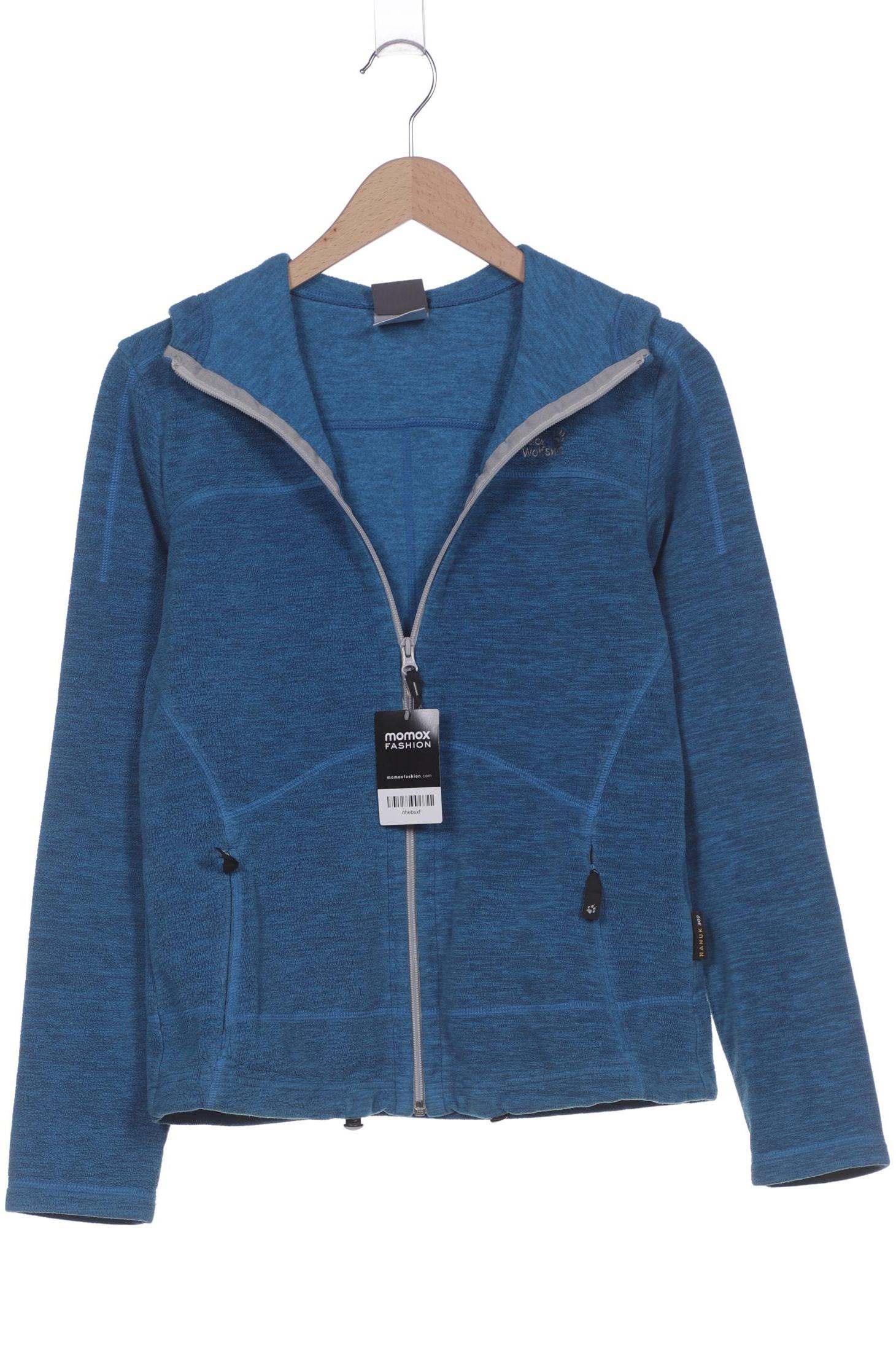 

Jack Wolfskin Damen Kapuzenpullover, blau, Gr. 36