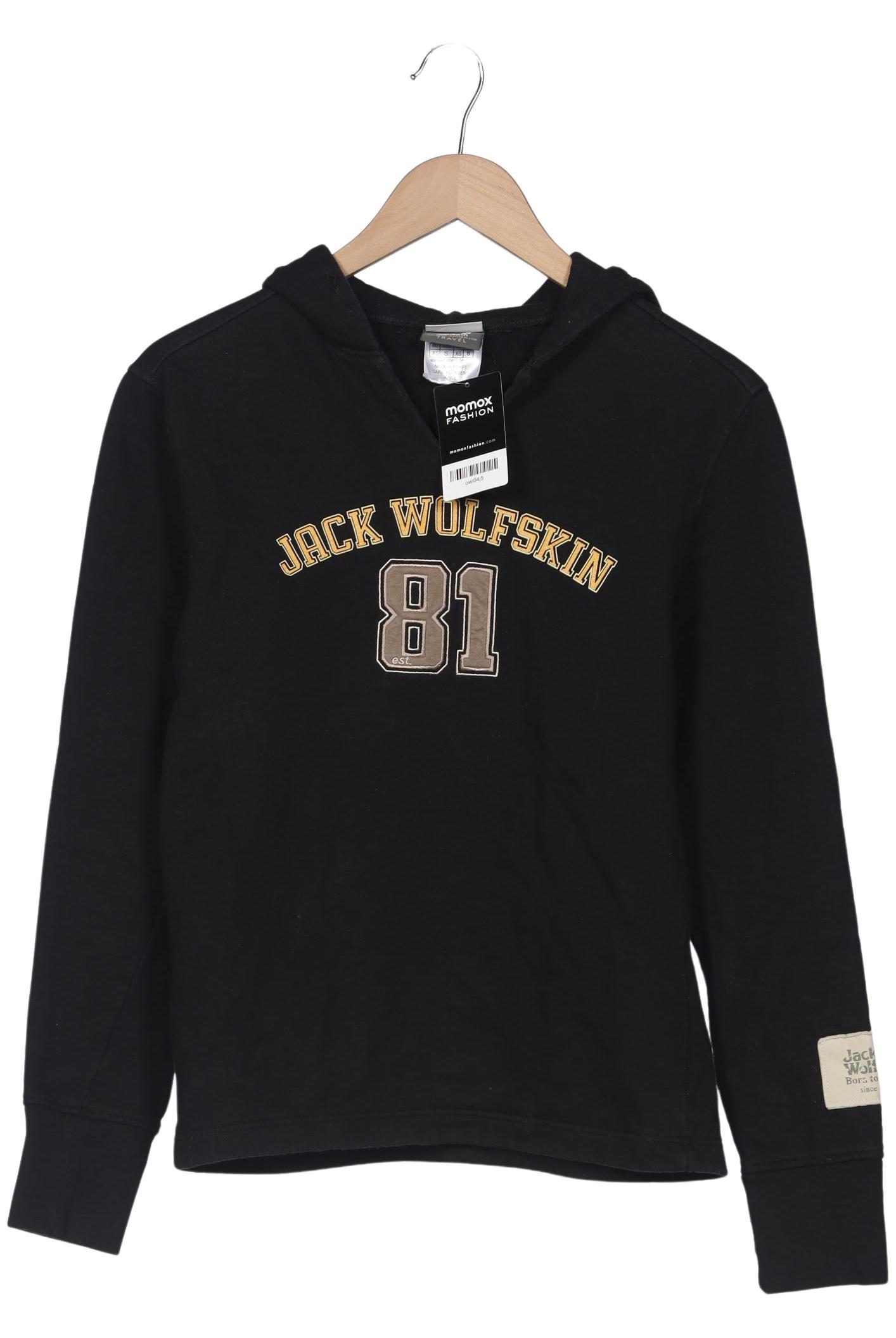 

Jack Wolfskin Damen Kapuzenpullover, schwarz, Gr. 34