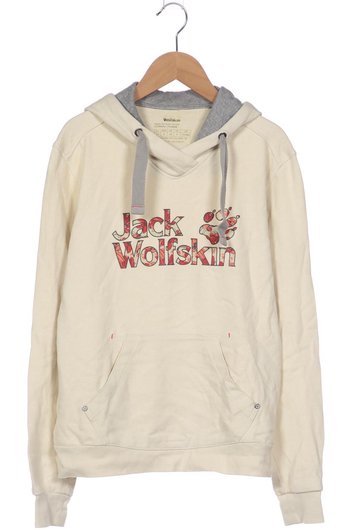 

Jack Wolfskin Damen Kapuzenpullover, cremeweiß, Gr. 34