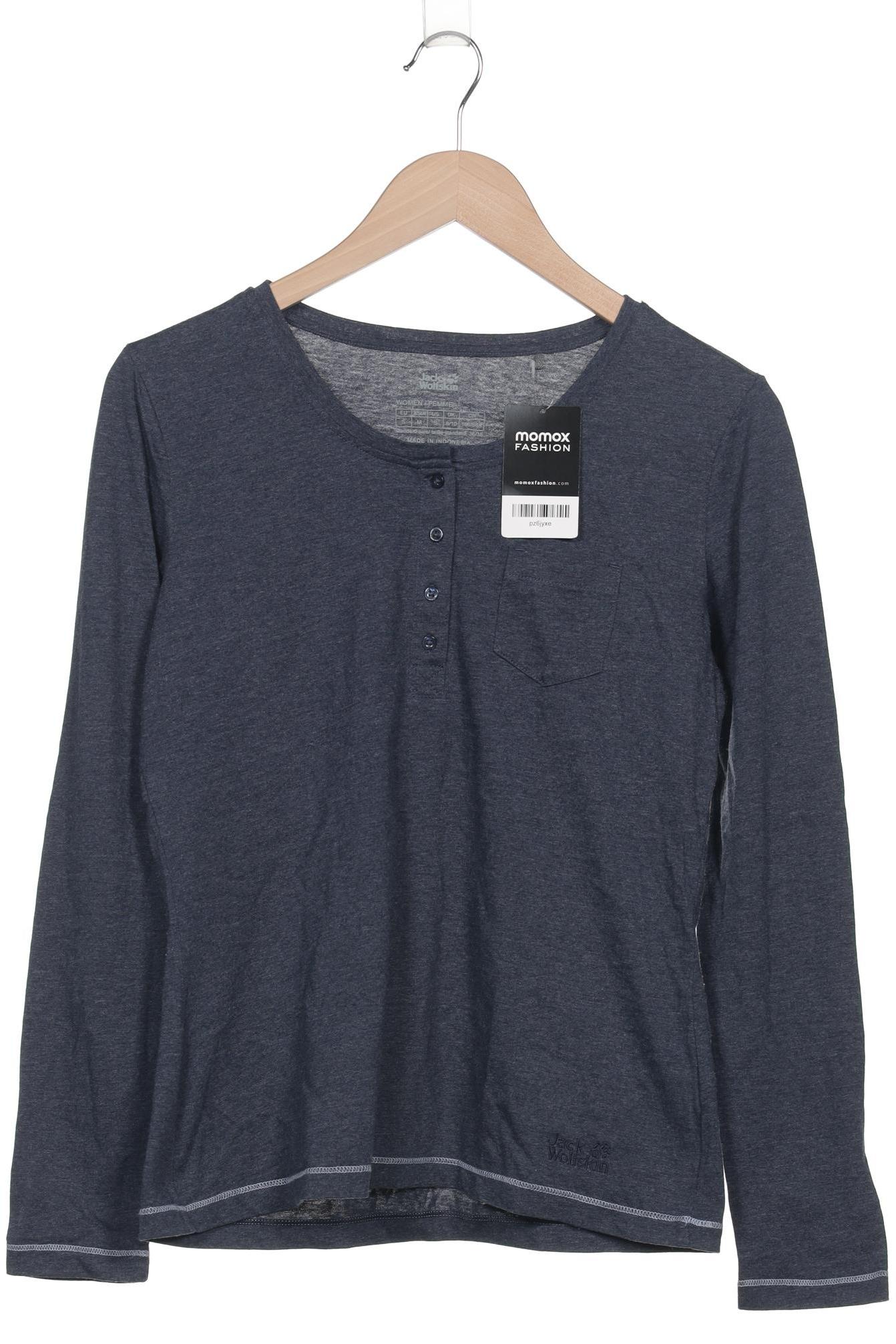 

Jack Wolfskin Damen Langarmshirt, blau, Gr. 36