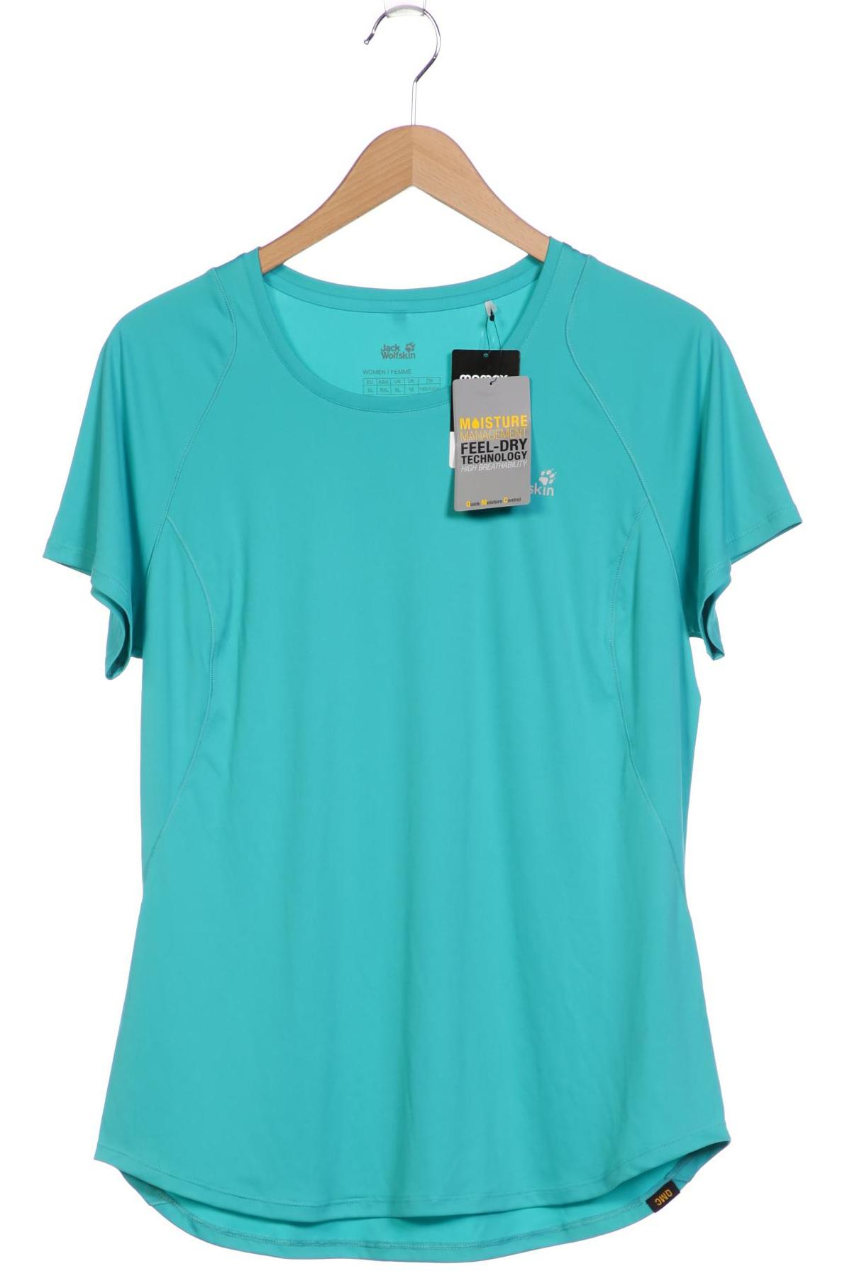 

Jack Wolfskin Damen T-Shirt, türkis, Gr. 46
