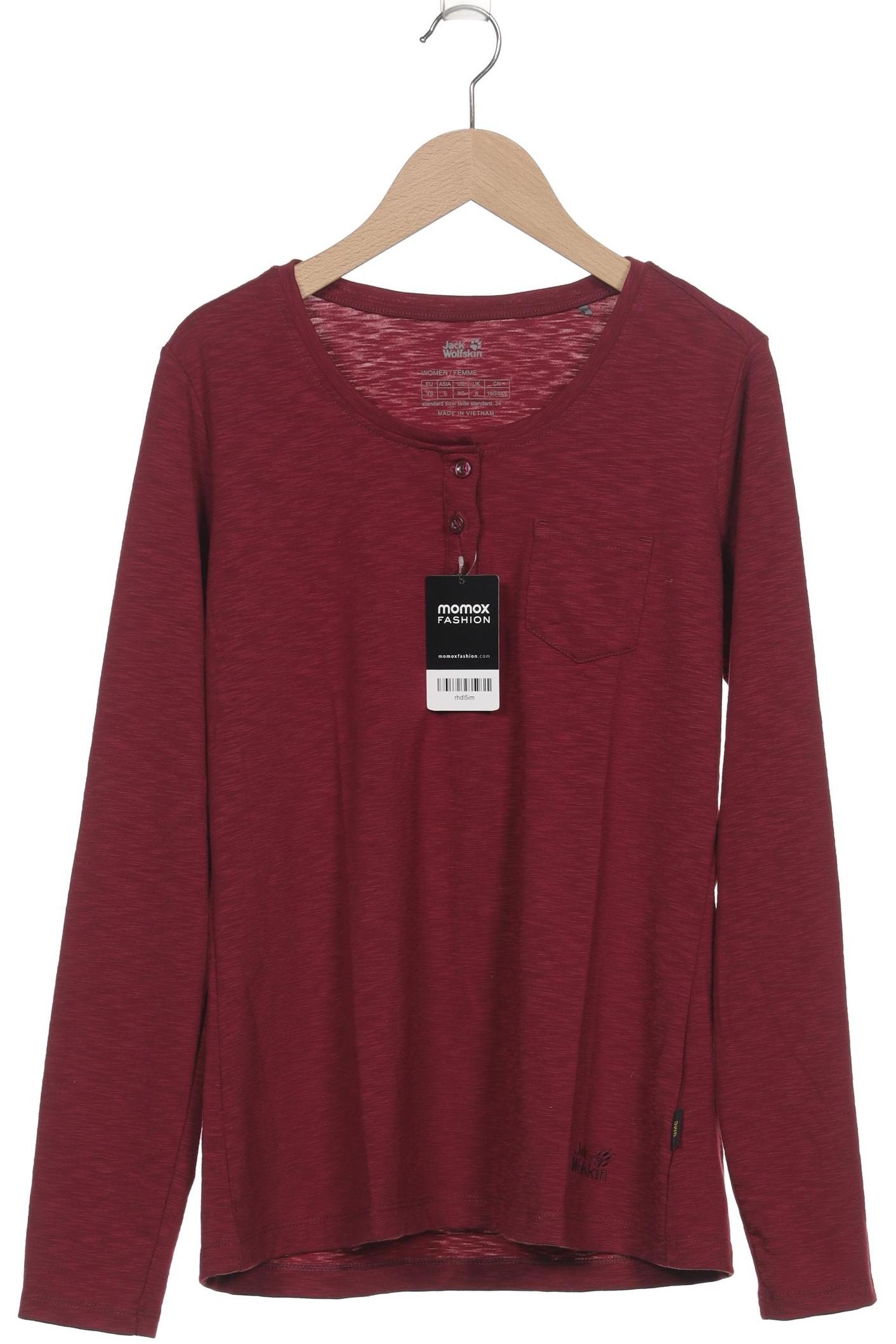 

Jack Wolfskin Damen Langarmshirt, bordeaux, Gr. 34