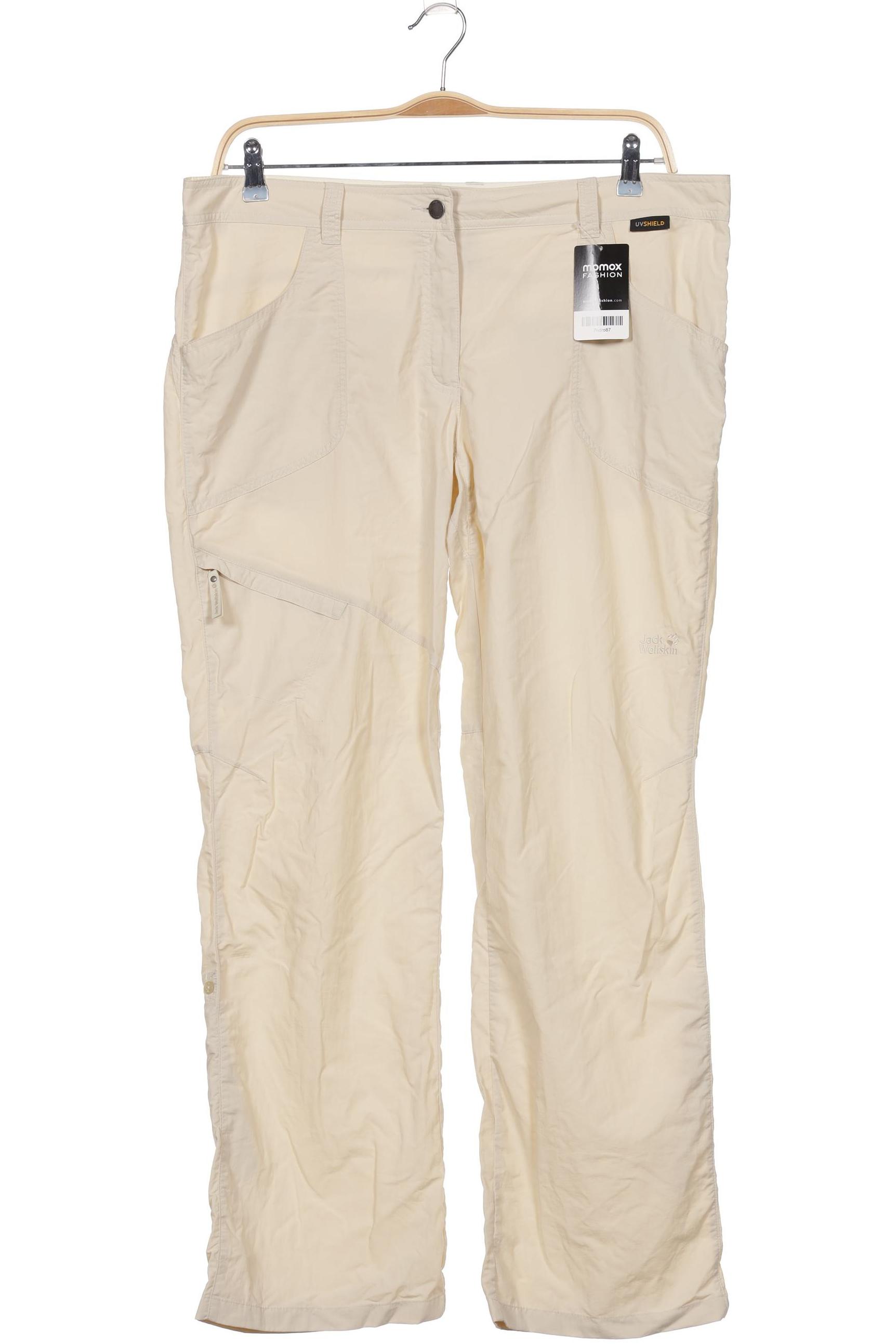 

Jack Wolfskin Damen Stoffhose, cremeweiß, Gr. 46