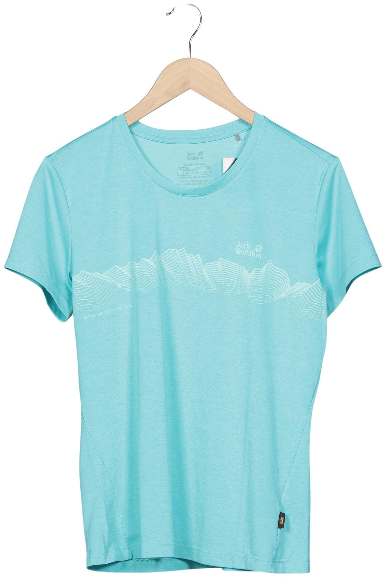 

Jack Wolfskin Damen T-Shirt, hellblau, Gr. 42