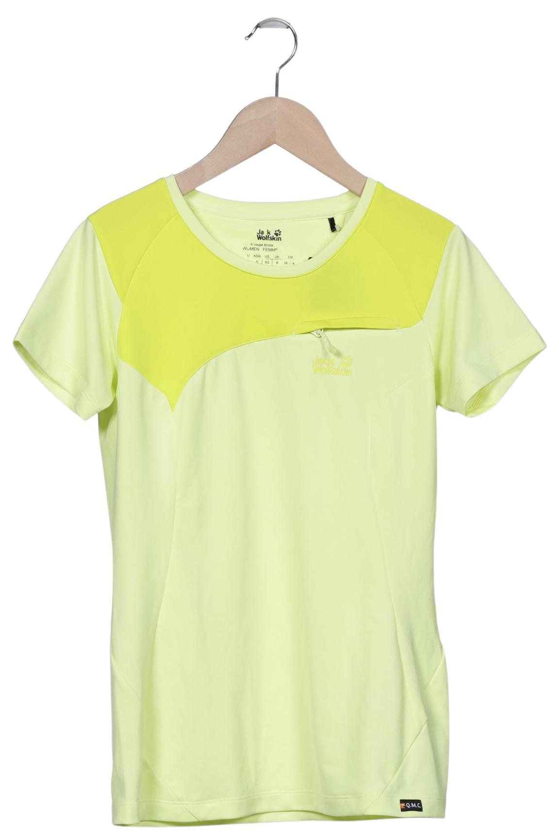 

Jack Wolfskin Damen T-Shirt, neon, Gr. 34