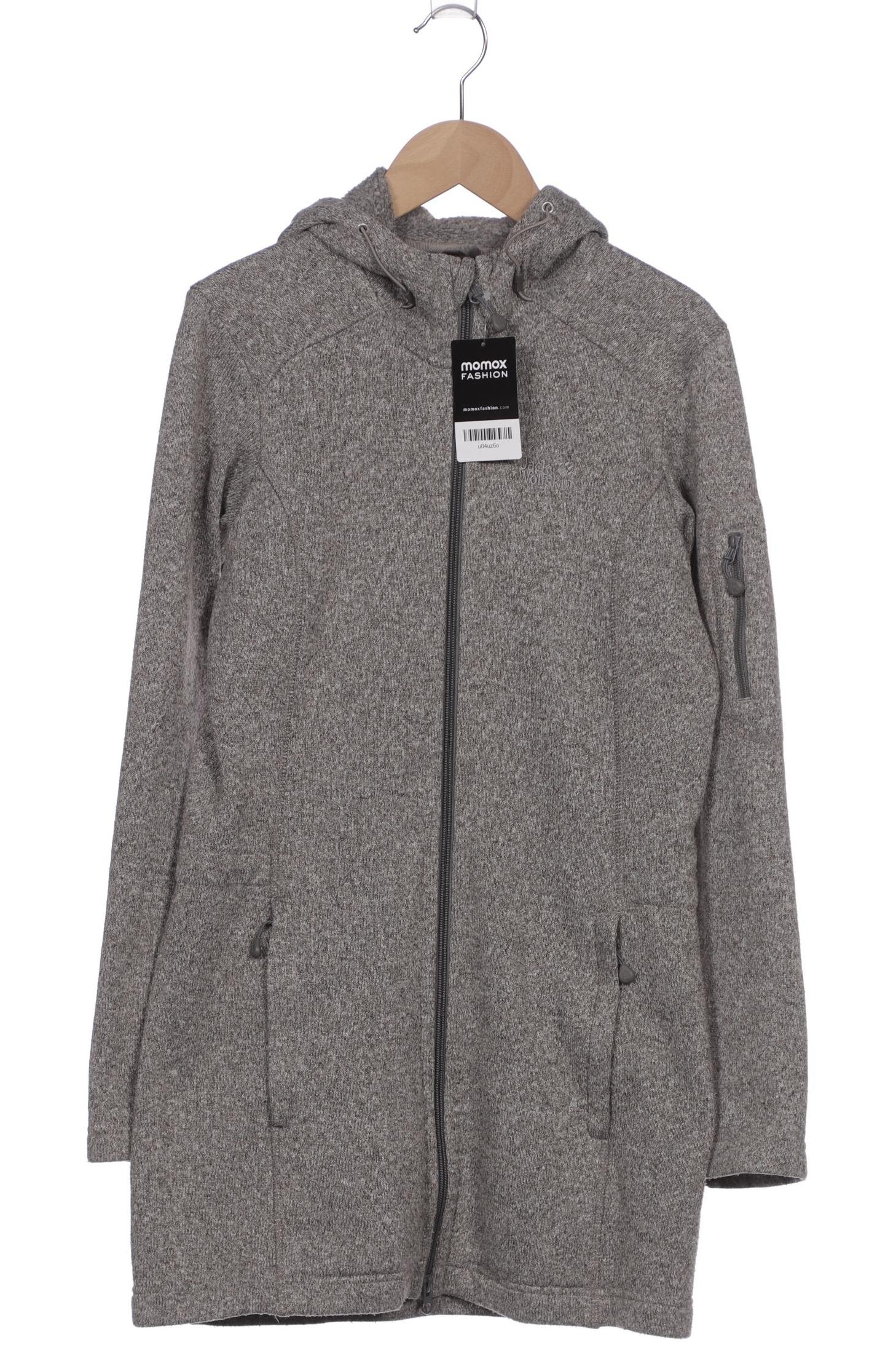 

Jack Wolfskin Damen Kapuzenpullover, grau, Gr. 34