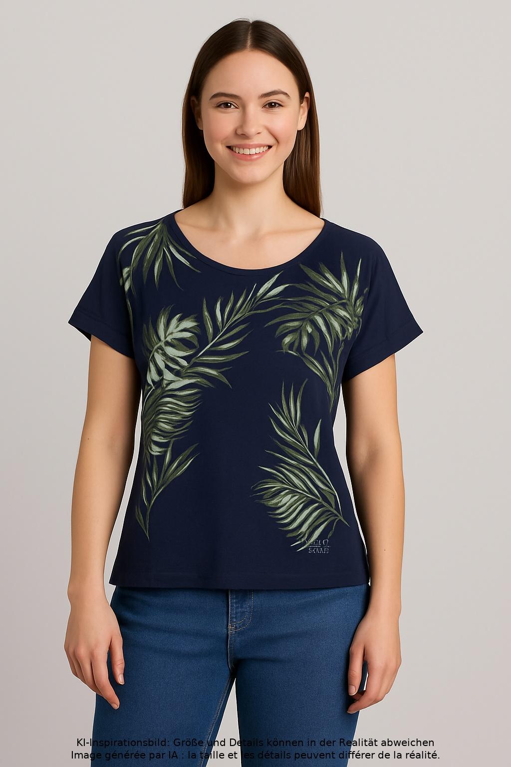 

Jack Wolfskin Damen T-Shirt, marineblau, Gr. 36