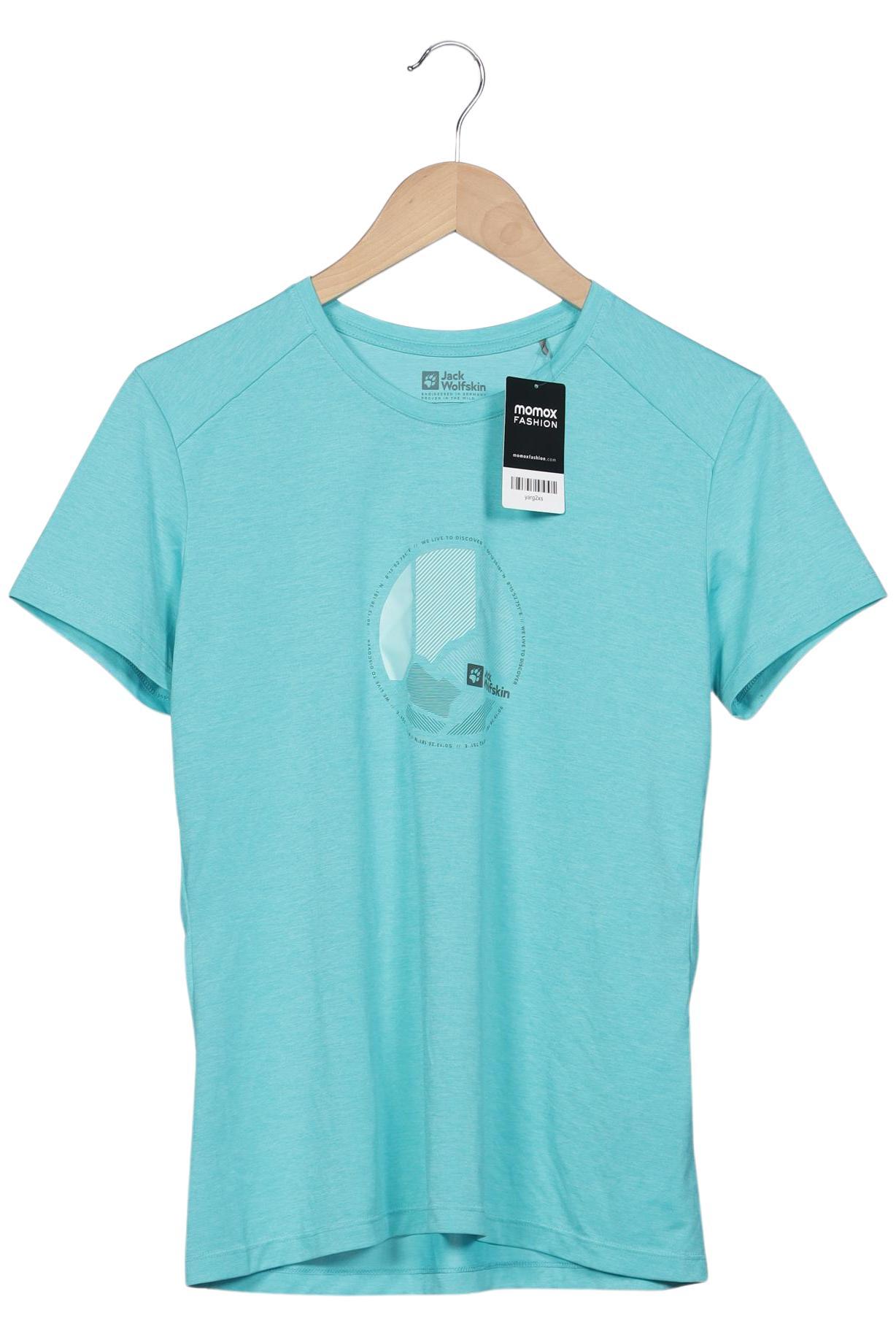 

Jack Wolfskin Damen T-Shirt, türkis, Gr. 38