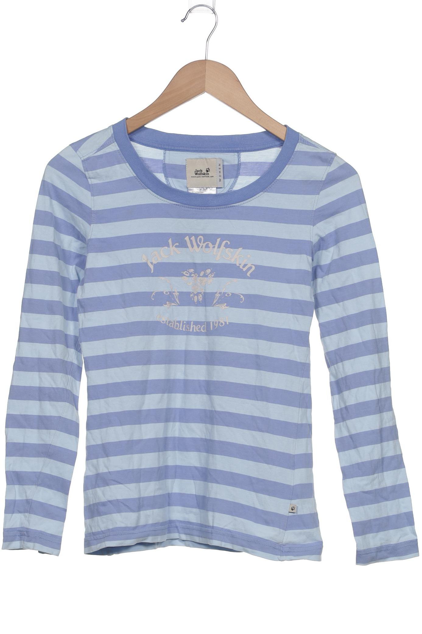 

Jack Wolfskin Damen Langarmshirt, blau, Gr. 36