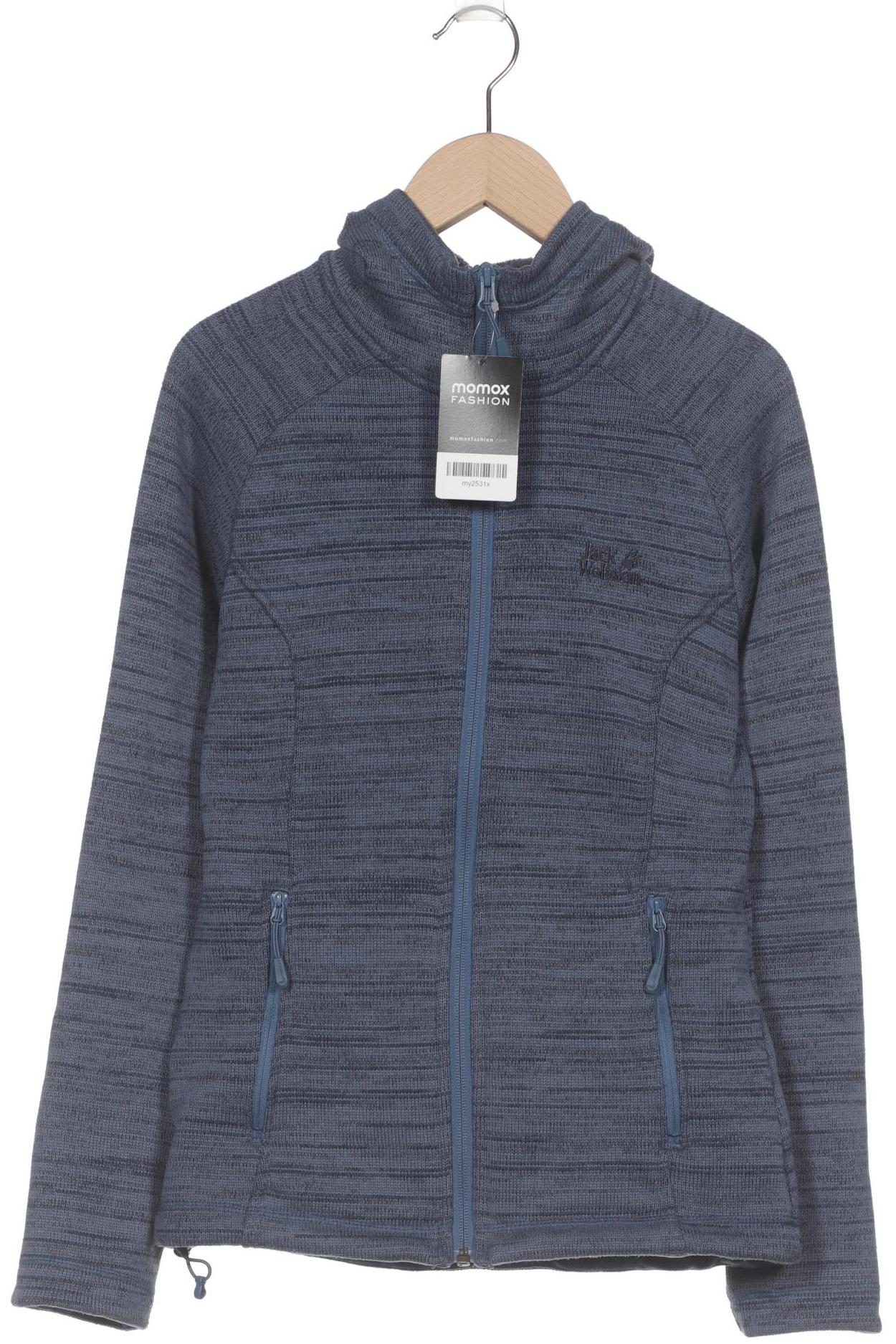 

Jack Wolfskin Damen Kapuzenpullover, blau, Gr. 34
