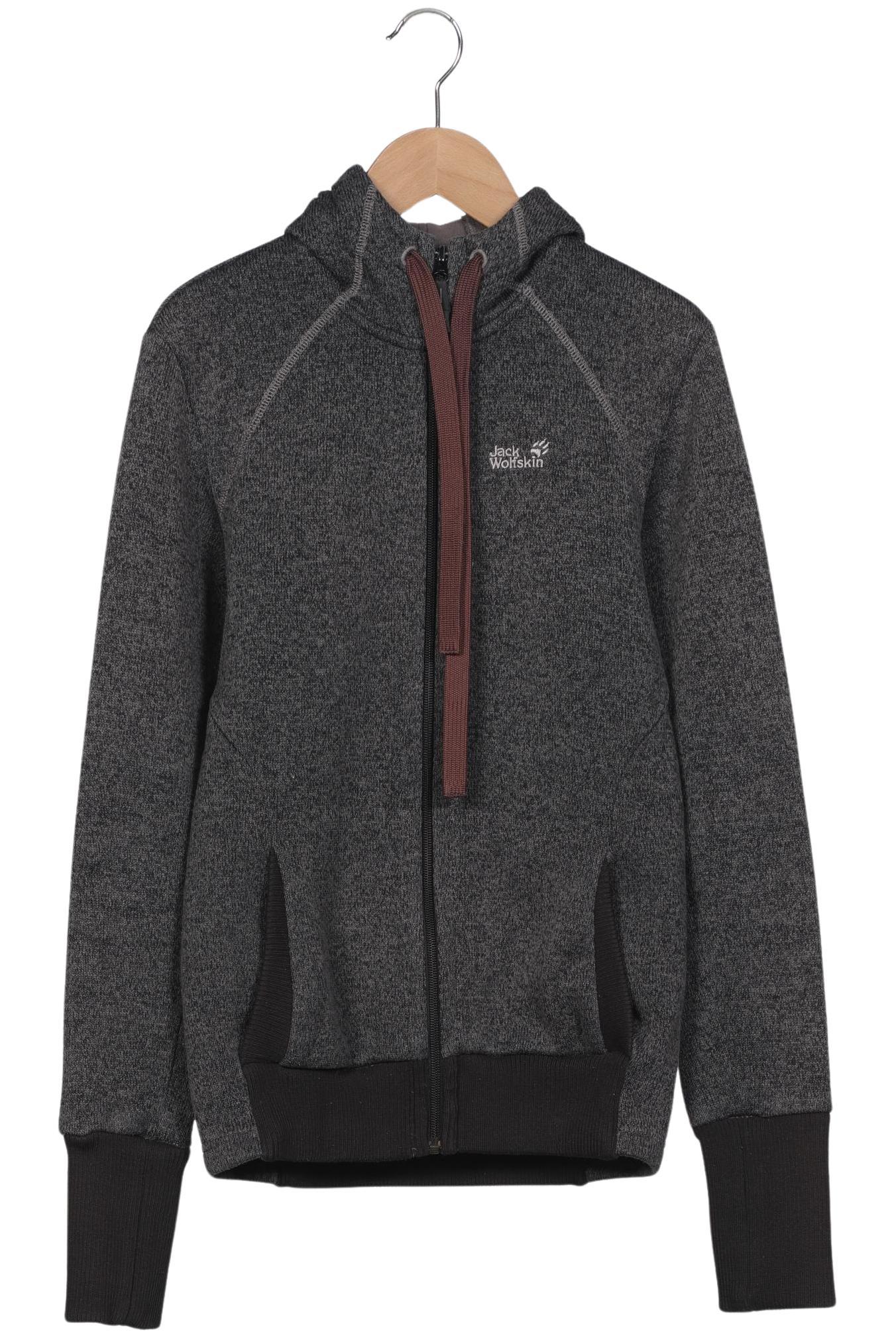 

Jack Wolfskin Damen Kapuzenpullover, grau, Gr. 10