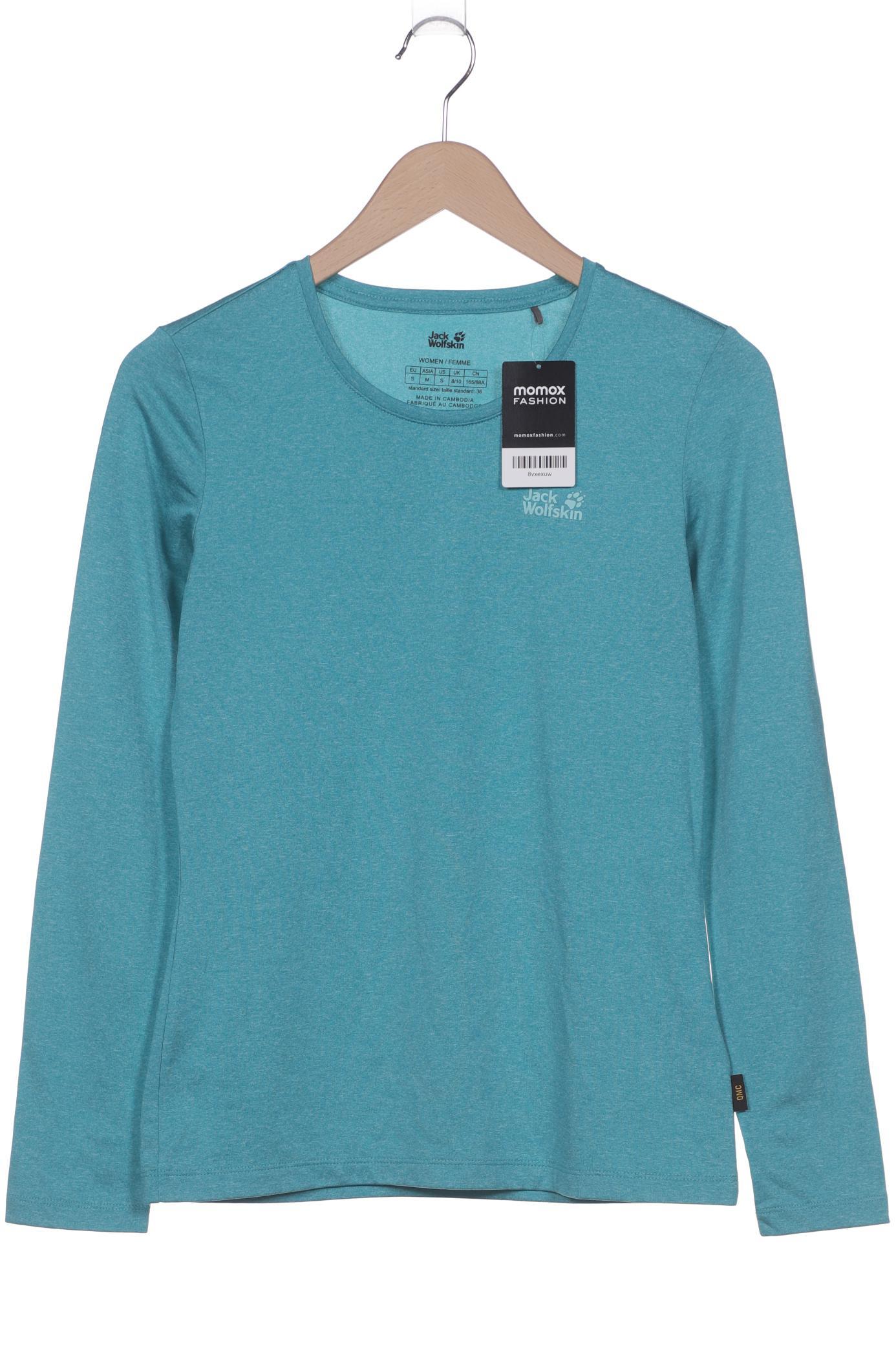 

Jack Wolfskin Damen Langarmshirt, türkis, Gr. 36