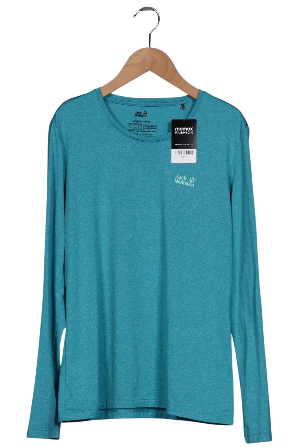 

Jack Wolfskin Damen Langarmshirt, türkis, Gr. 42