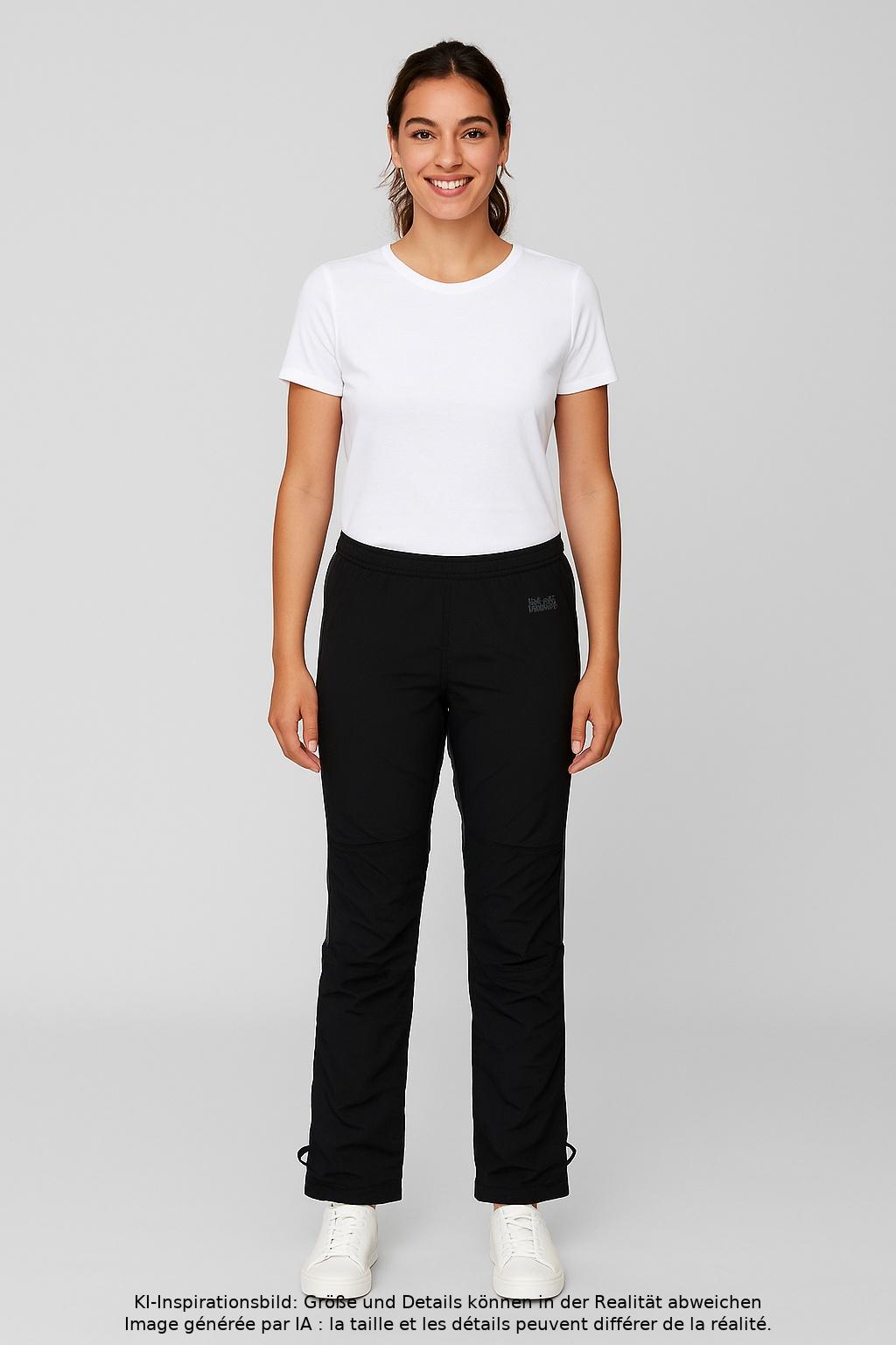 

Jack Wolfskin Damen Stoffhose, schwarz, Gr. 40