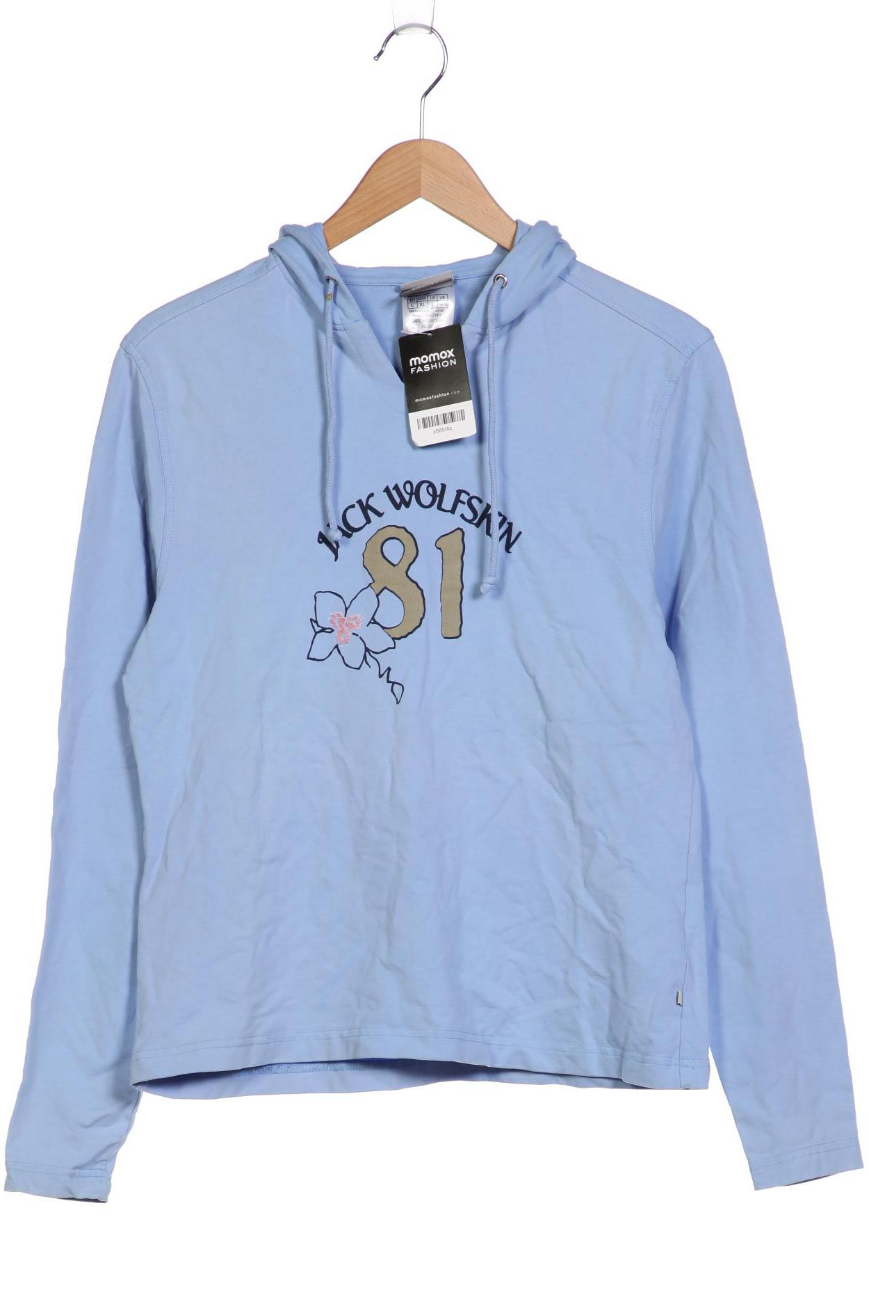 

Jack Wolfskin Damen Kapuzenpullover, hellblau, Gr. 42