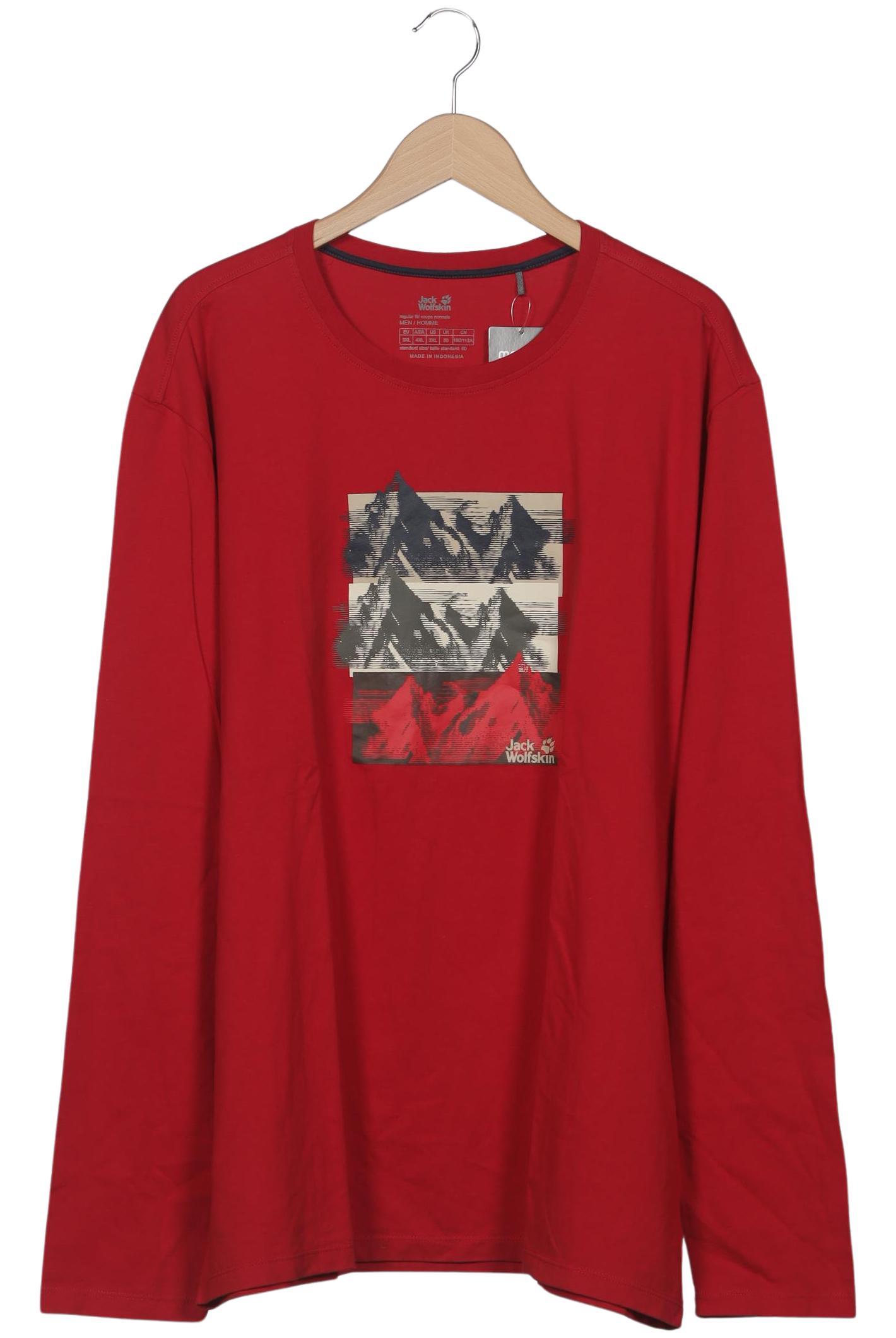 

Jack Wolfskin Herren Langarmshirt, rot, Gr. 60
