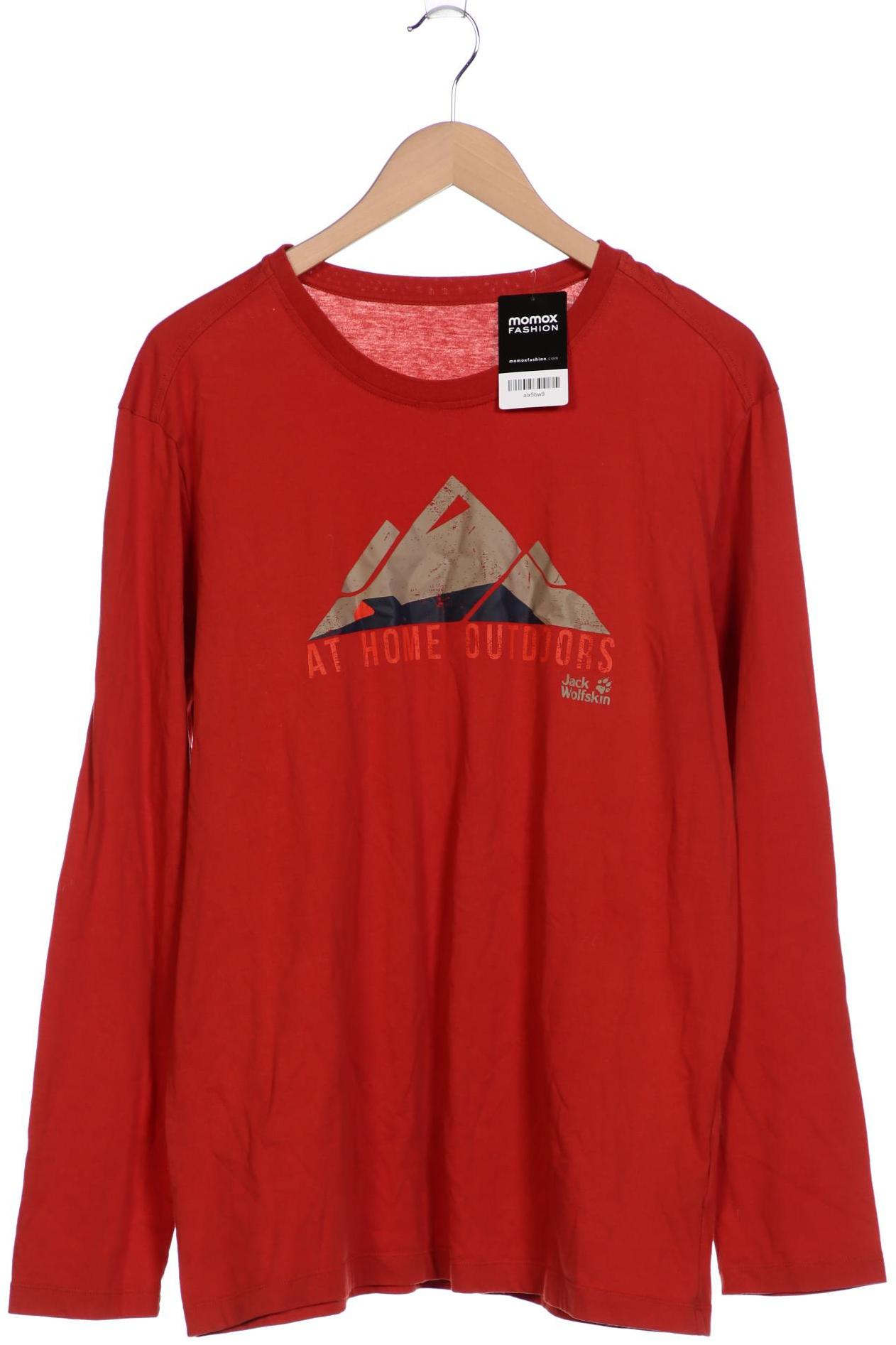 

Jack Wolfskin Herren Langarmshirt, rot, Gr. 56