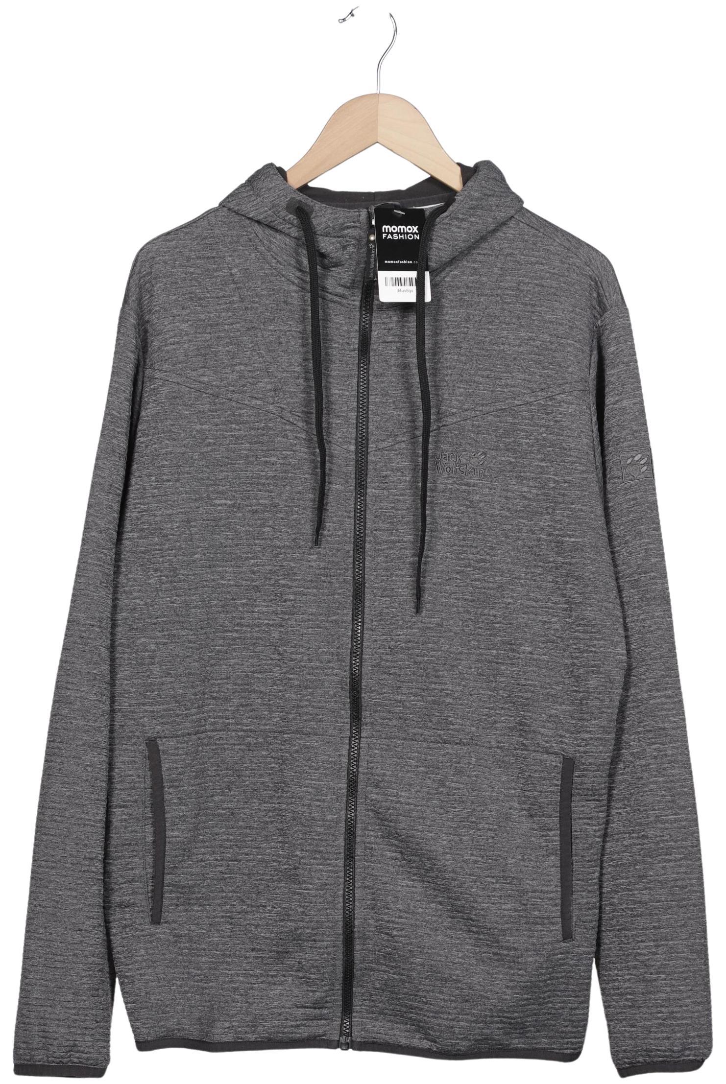 

Jack Wolfskin Herren Kapuzenpullover, grau, Gr. 58