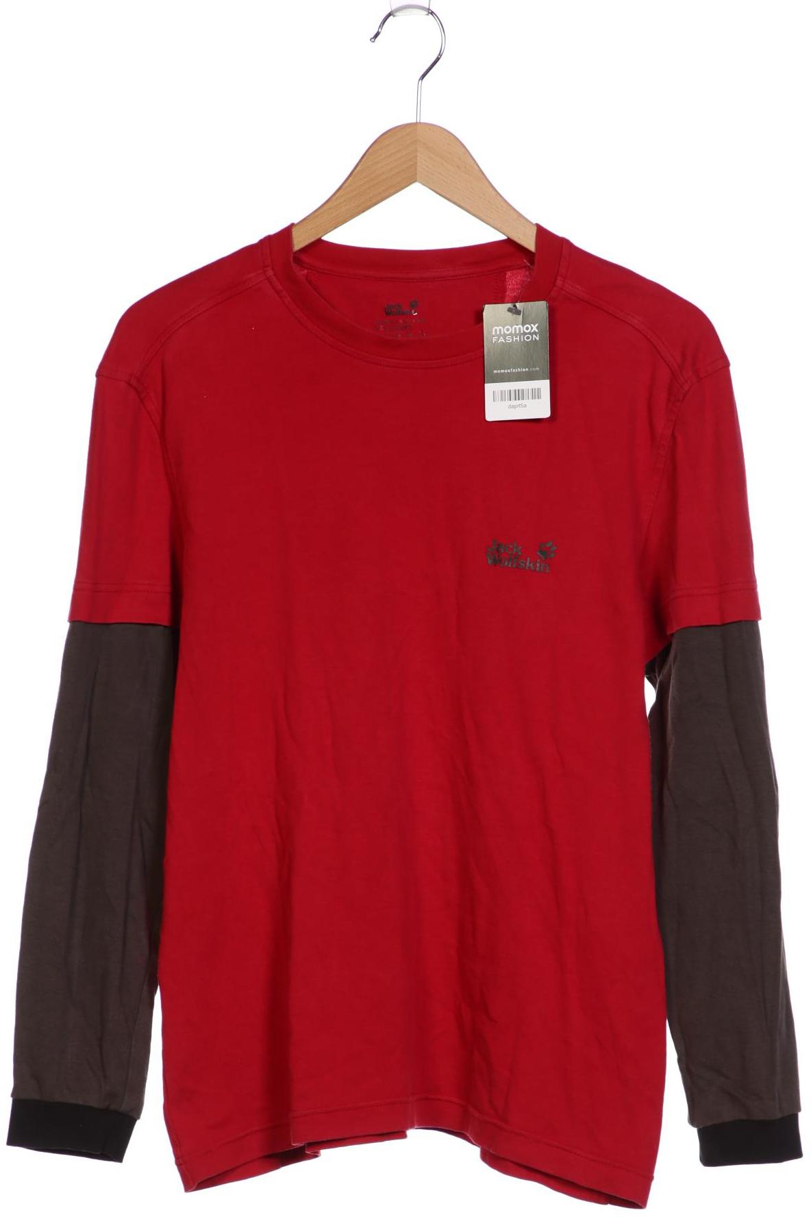 

Jack Wolfskin Herren Langarmshirt, rot, Gr. 48