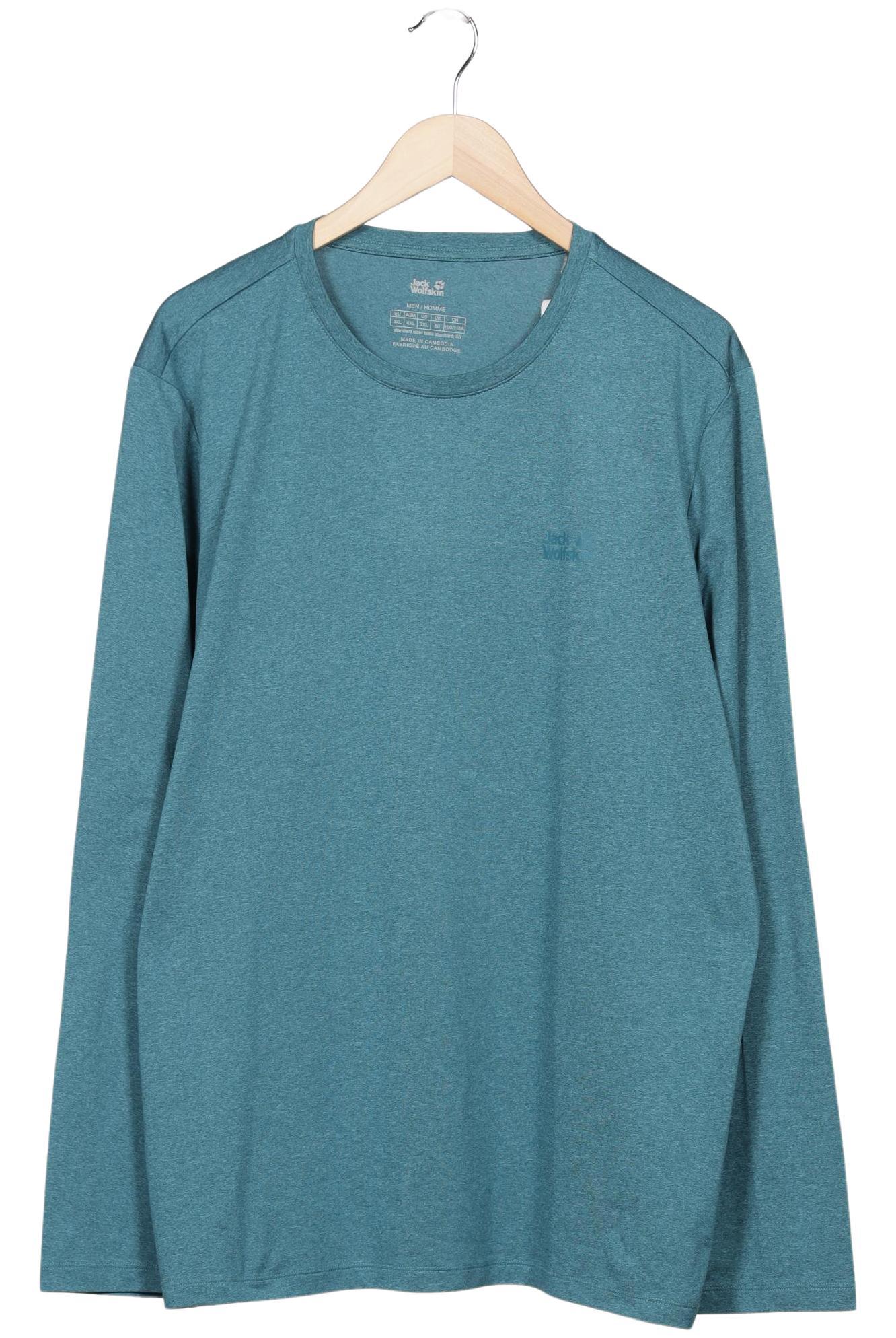 Thumbnail - Jack Wolfskin Herren Langarmshirt, türkis, Gr. 60