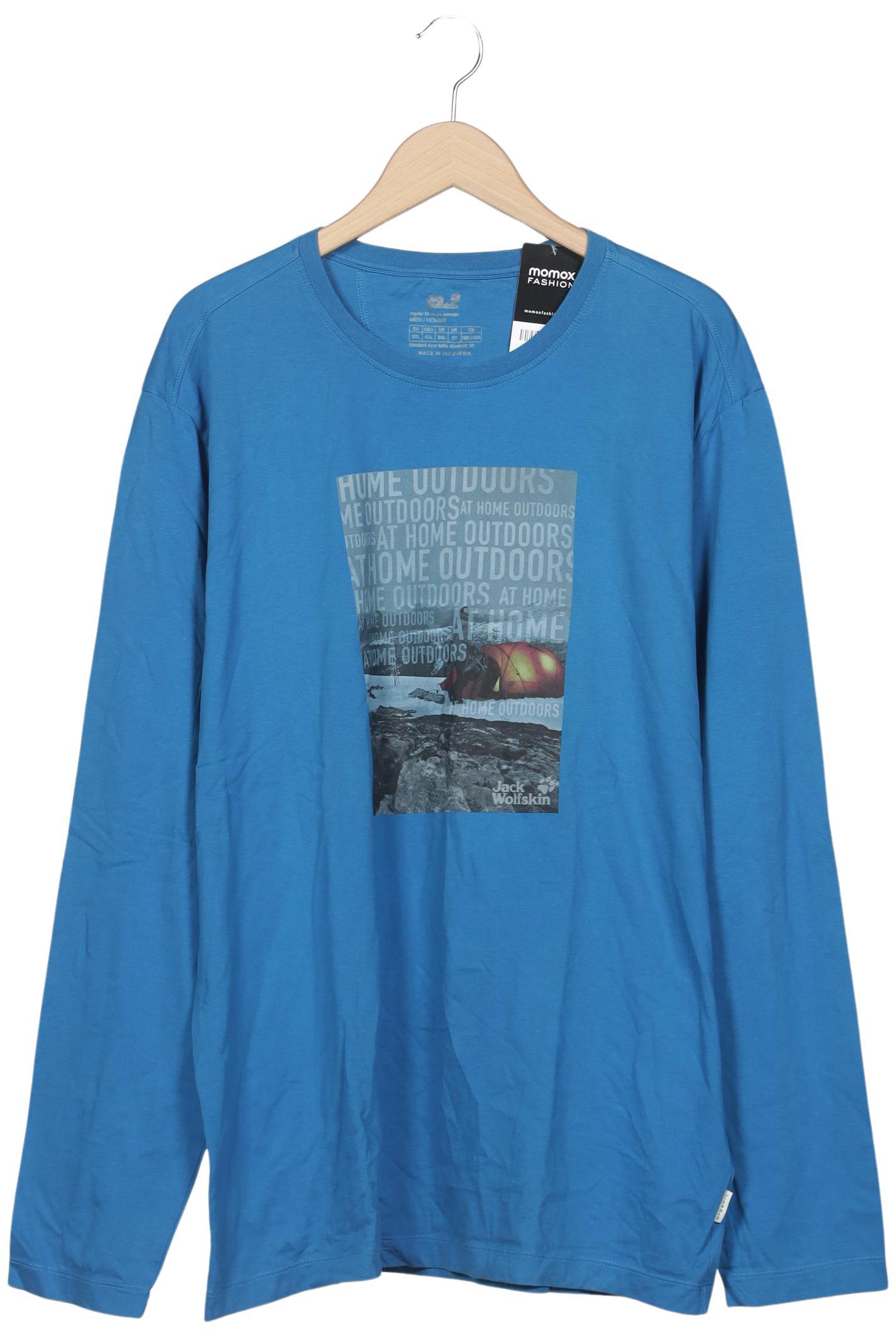 

Jack Wolfskin Herren Langarmshirt, blau, Gr. 60