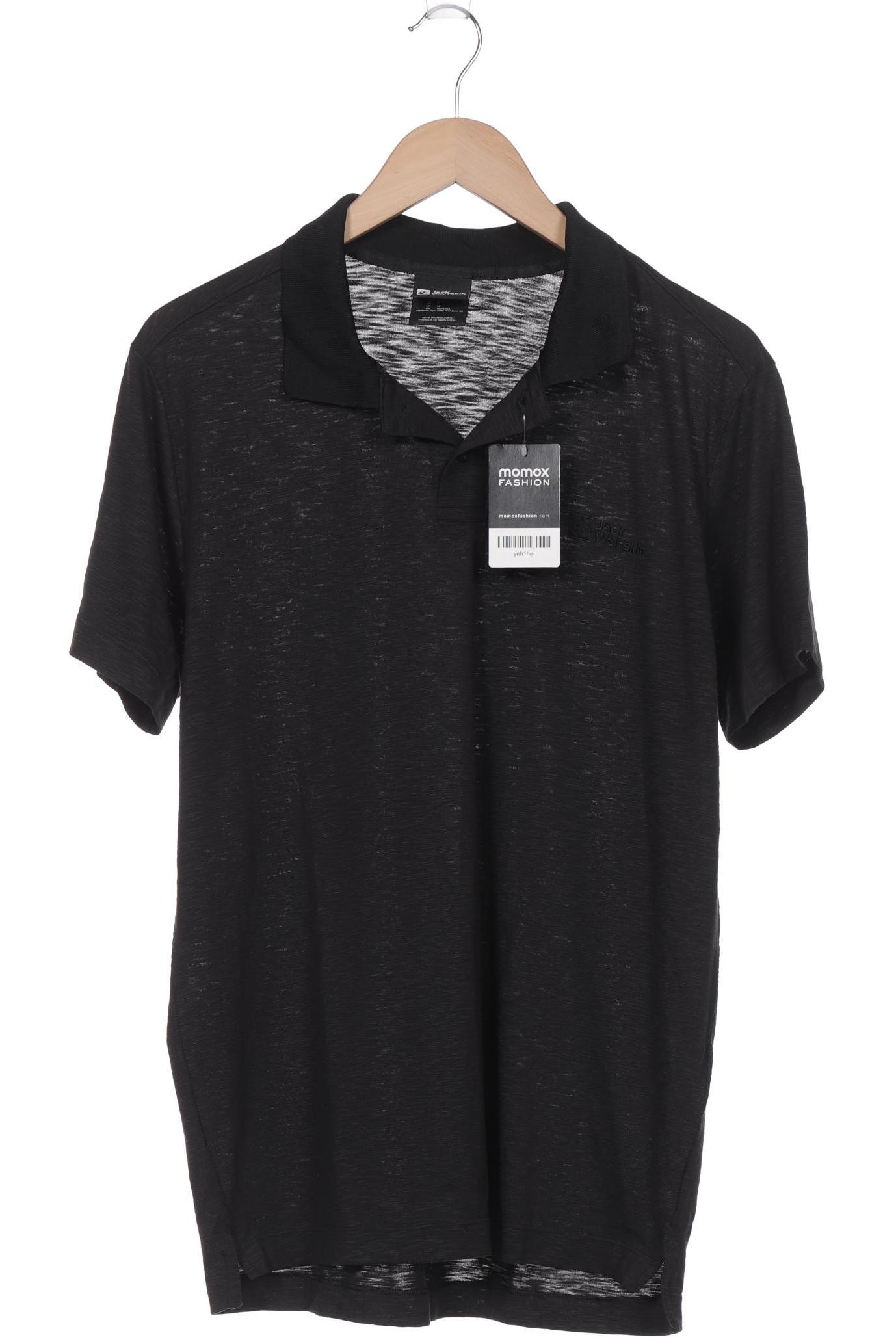 

Jack Wolfskin Herren Poloshirt, schwarz
