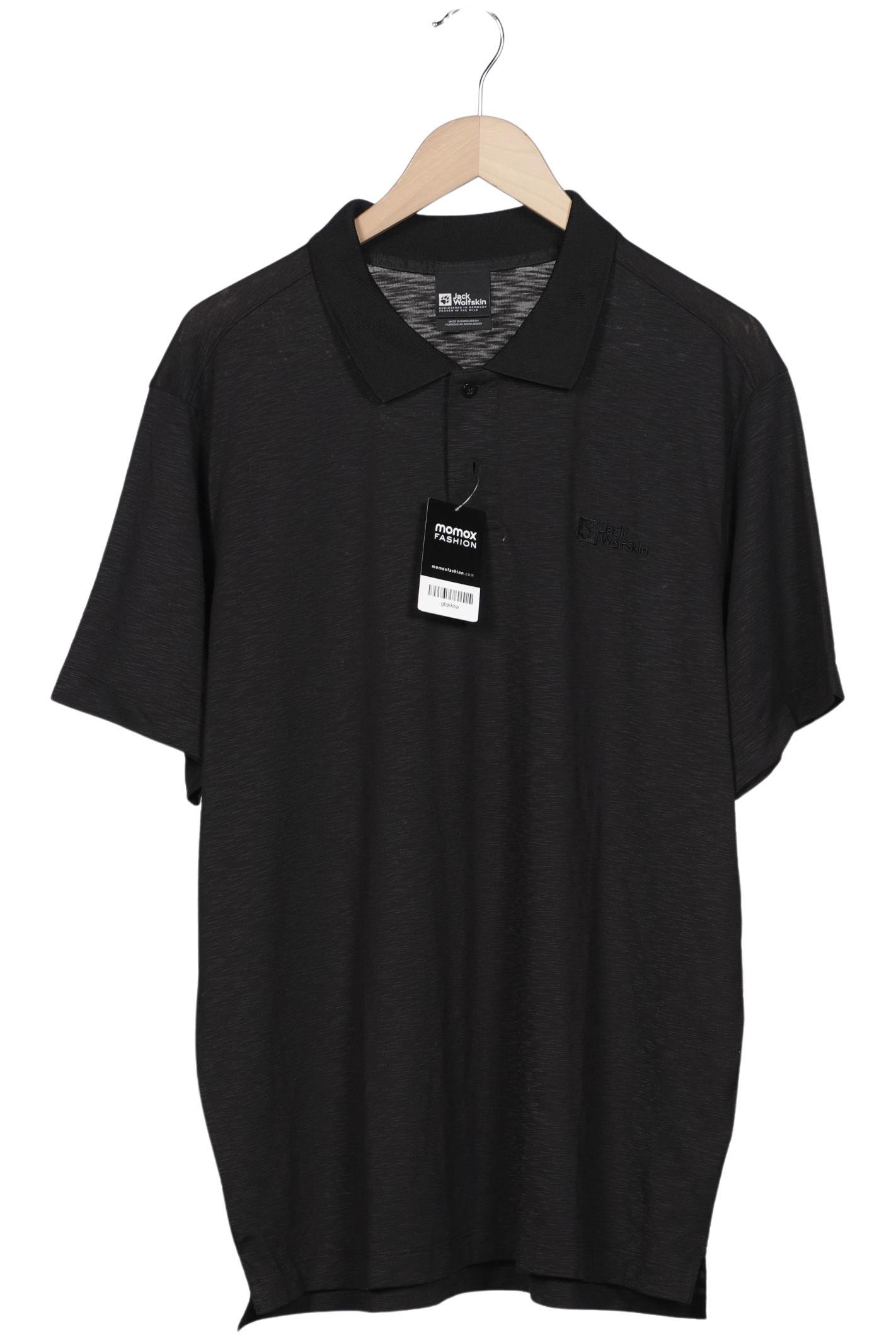 Thumbnail - Jack Wolfskin Herren Poloshirt, schwarz, Gr. 58