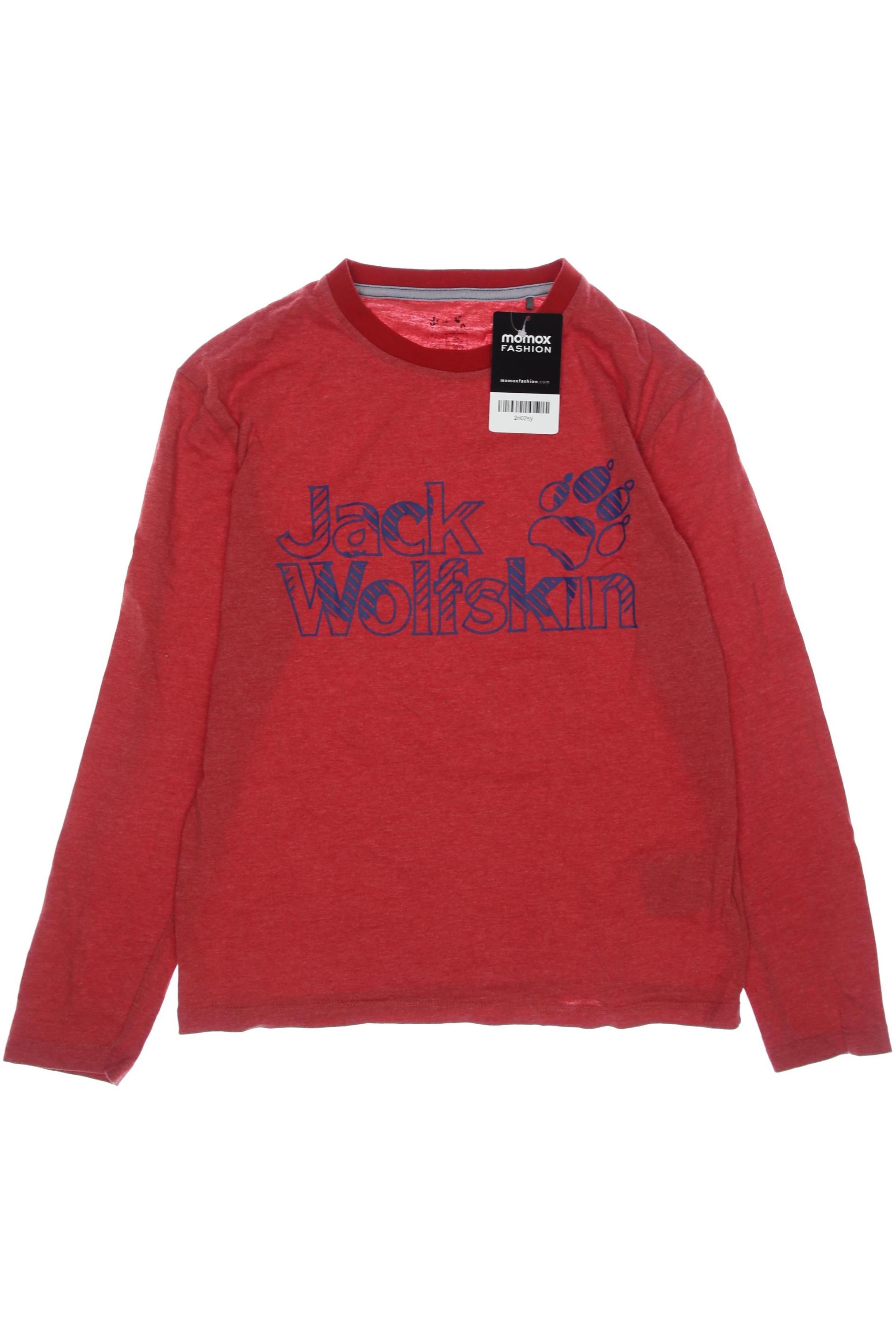 

Jack Wolfskin Herren Langarmshirt, rot, Gr. 152
