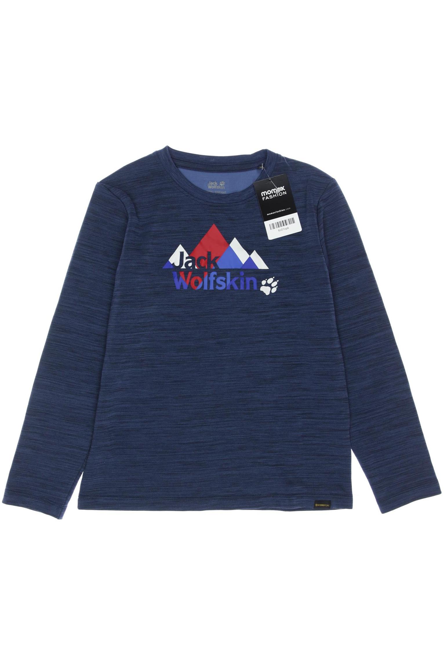 

Jack Wolfskin Herren Langarmshirt, blau, Gr. 140
