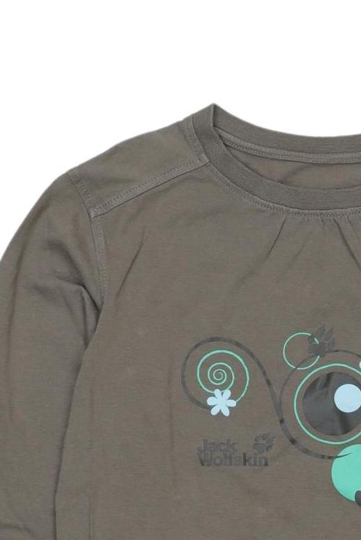 Thumbnail - Jack Wolfskin Mädchen Langarmshirt, grün, Gr. 128