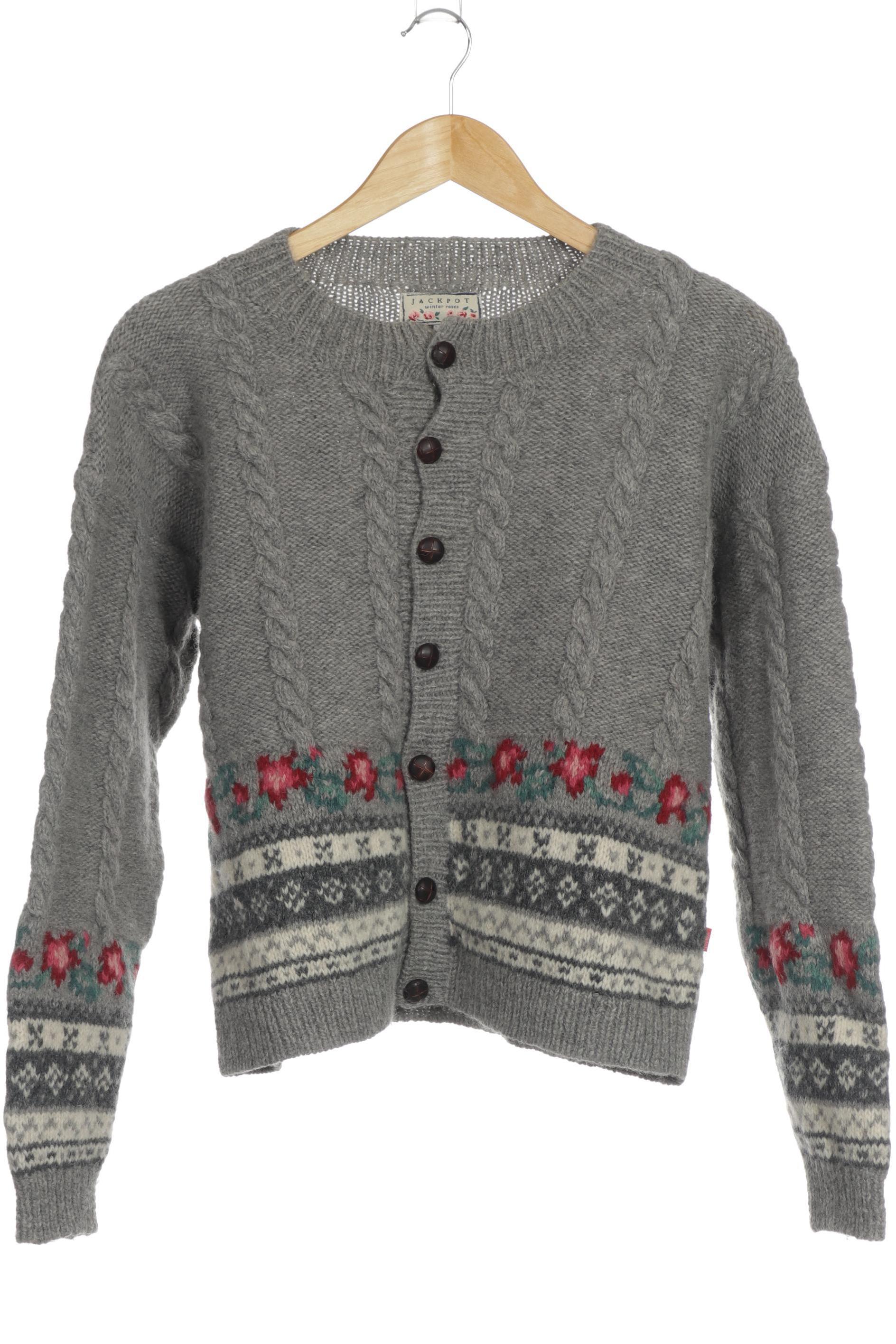 

Jackpot Damen Strickjacke, grau, Gr.