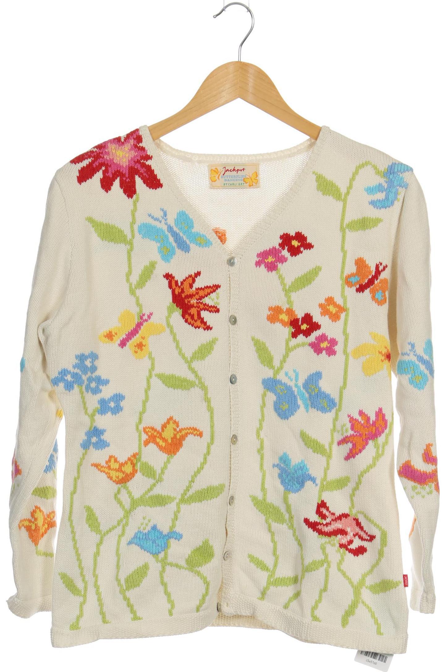 

Jackpot Damen Strickjacke, weiß, Gr.