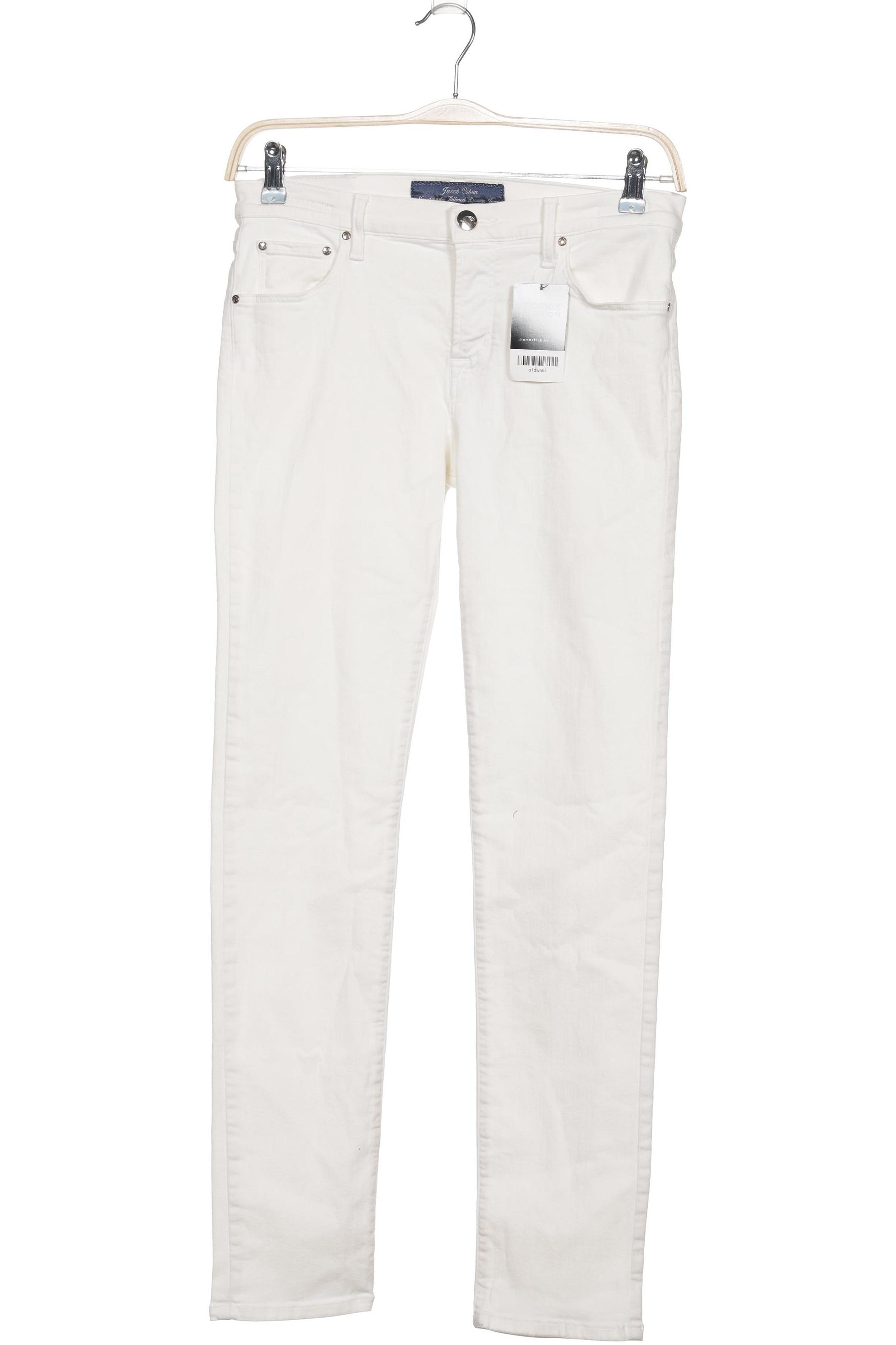 

Jacob Cohen Damen Jeans, weiß, Gr. 30